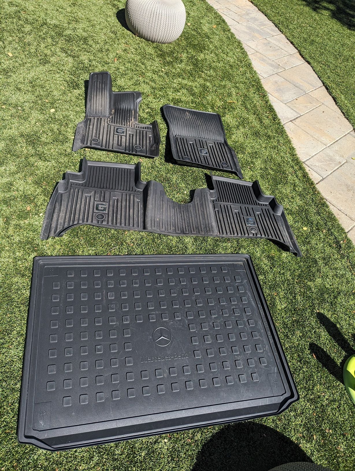 Interior/Upholstery - Mercedes G-Class 2019+ OEM All-weather floormats and boot liner - Used - 0  All Models - Palo Alto, CA 94301, United States