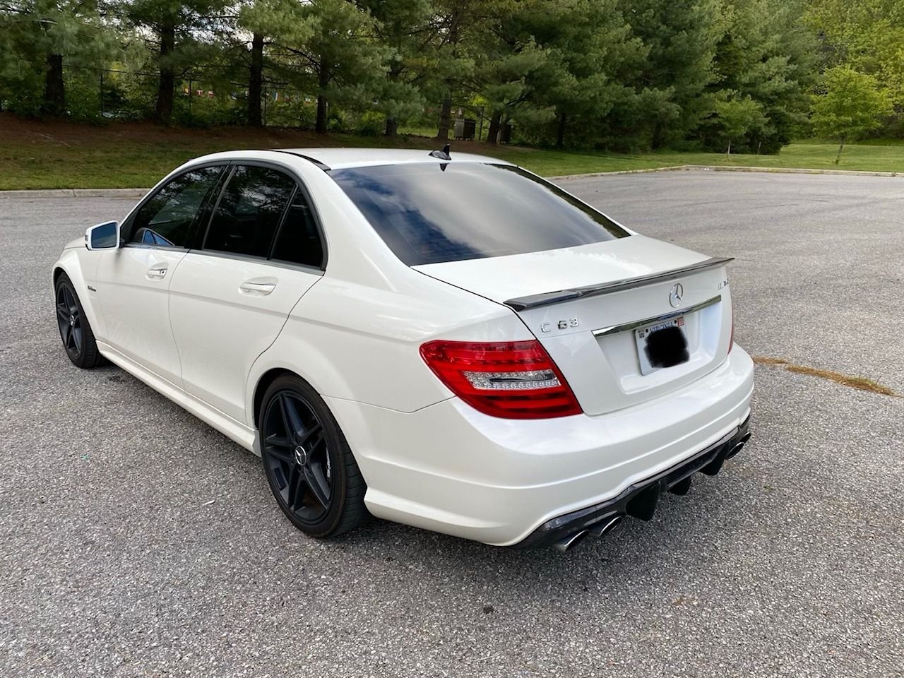 2013 Mercedes-Benz C63 AMG - 2013 C63 AMG White interior low miles - Used - VIN WDDGF7HBXDA849313 - 39,125 Miles - 8 cyl - 2WD - Automatic - Sedan - White - Blacksburg, VA 24060, United States