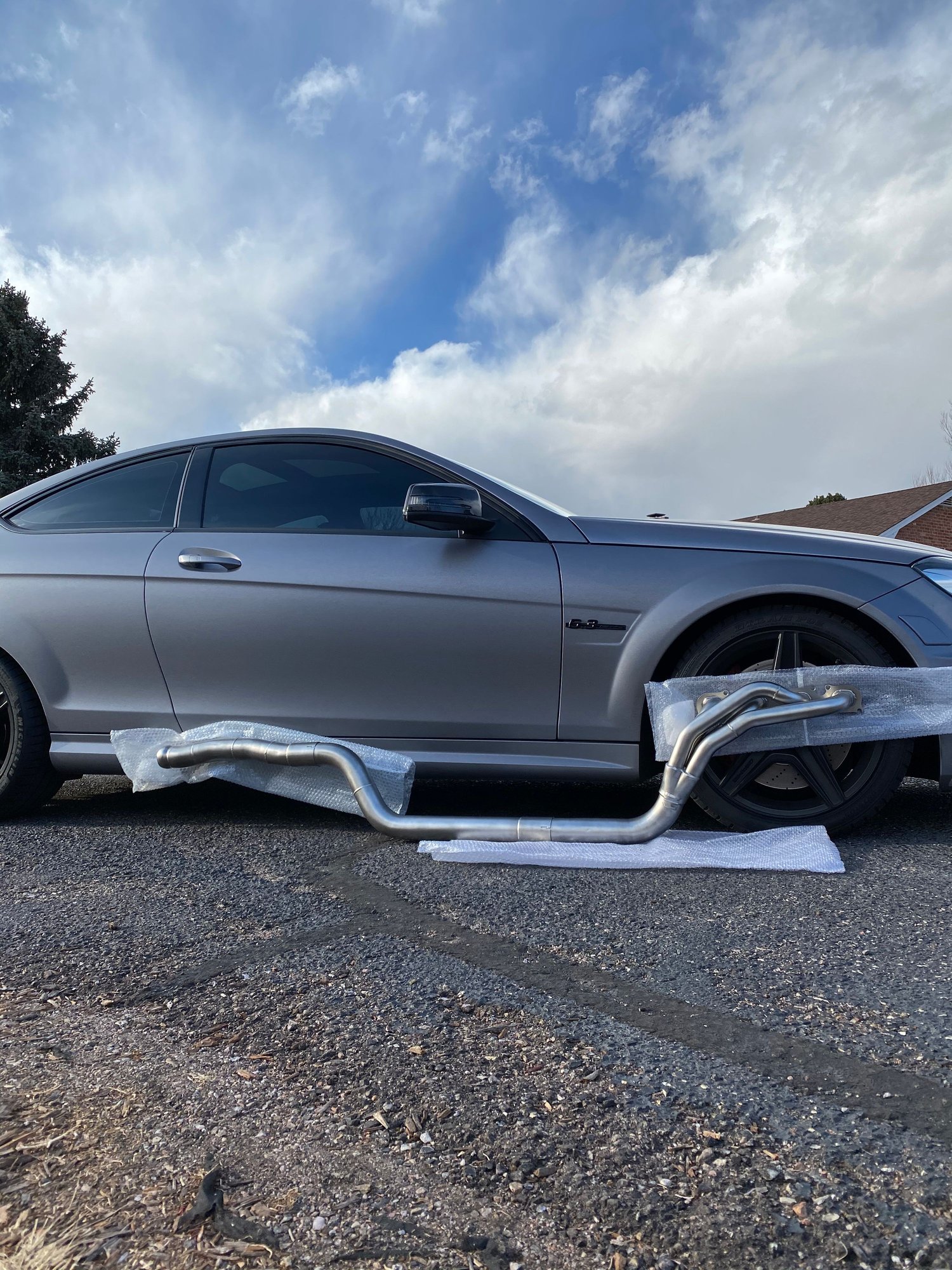 2013 Mercedes-Benz C63 AMG - 2013 C63 for sale - Used - VIN WDDGJ7HBXDG041765 - 60,000 Miles - 8 cyl - 2WD - Automatic - Coupe - Silver - Colorado Springs, CO 80904, United States