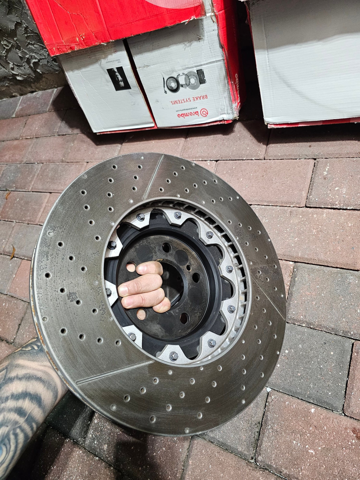 Brakes - Mercedes AMG Brake 2pc rotor - Brembo 2194210212 - Used - All Years  All Models - Clearwater, FL 33759, United States