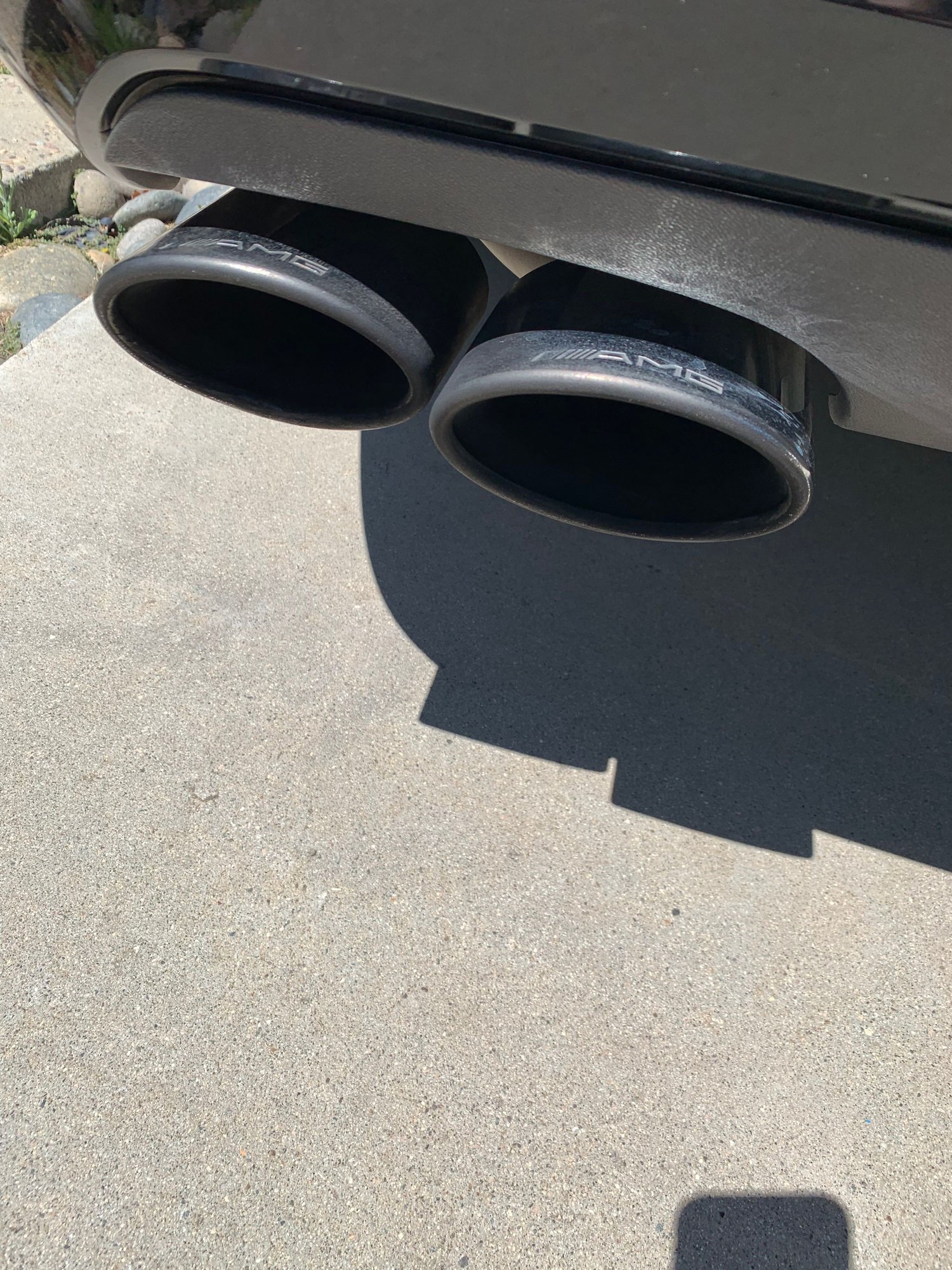 W211 E55 amg mufflers with tips Forums