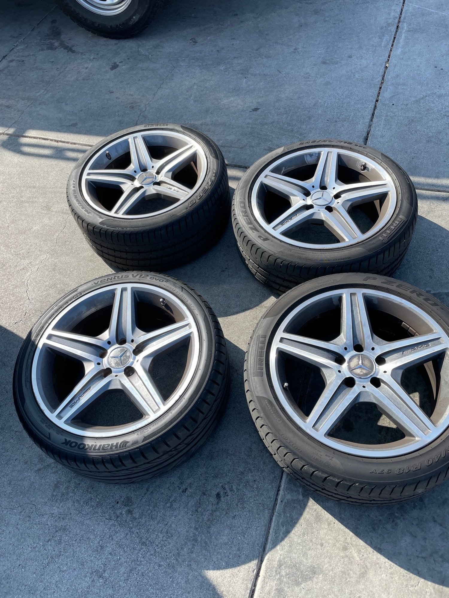Wheels and Tires/Axles - W211 E63 AMG 18 inch one-piece stock wheels - Used - 2003 to 2009 Mercedes-Benz E-Class - San Jose, CA 95131, United States