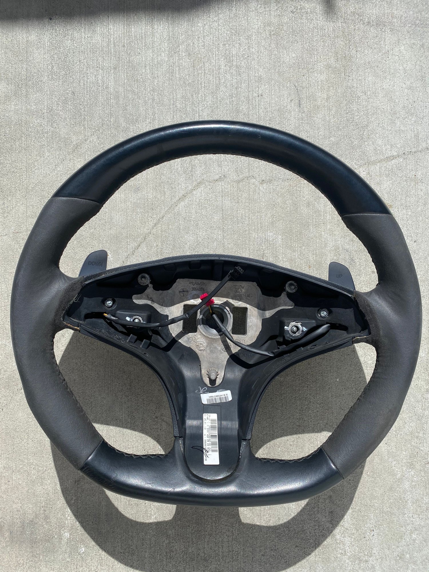 Interior/Upholstery - C63 W204 P30 Alcantera Steering Wheel - Used - 2008 to 2011 Mercedes-Benz C63 AMG - Palm Springs, CA 92240, United States