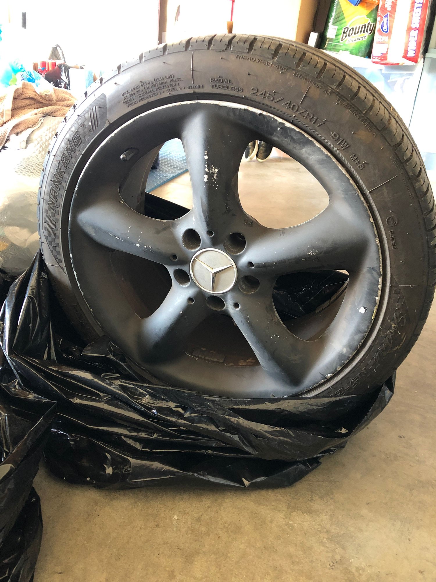 Wheels and Tires/Axles - 2004-2006 Mercedes C Class Wheels with Tires - Used - 2004 to 2006 Mercedes-Benz All Models - Diamond Bar, CA 91765, United States