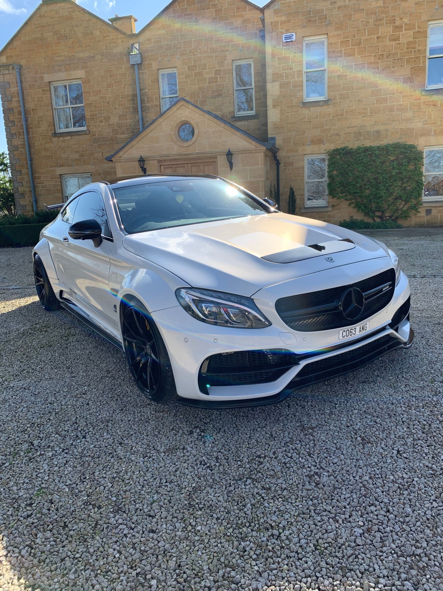 2016 Mercedes-Benz C63 AMG S - C63S AMG DMS Tuned Widebody Pearlescent Wrap DMS Tuned - Used - VIN WDD2053872F423076 - 20,000 Miles - 8 cyl - 2WD - Automatic - Coupe - White - Banbury OX15, United Kingdom