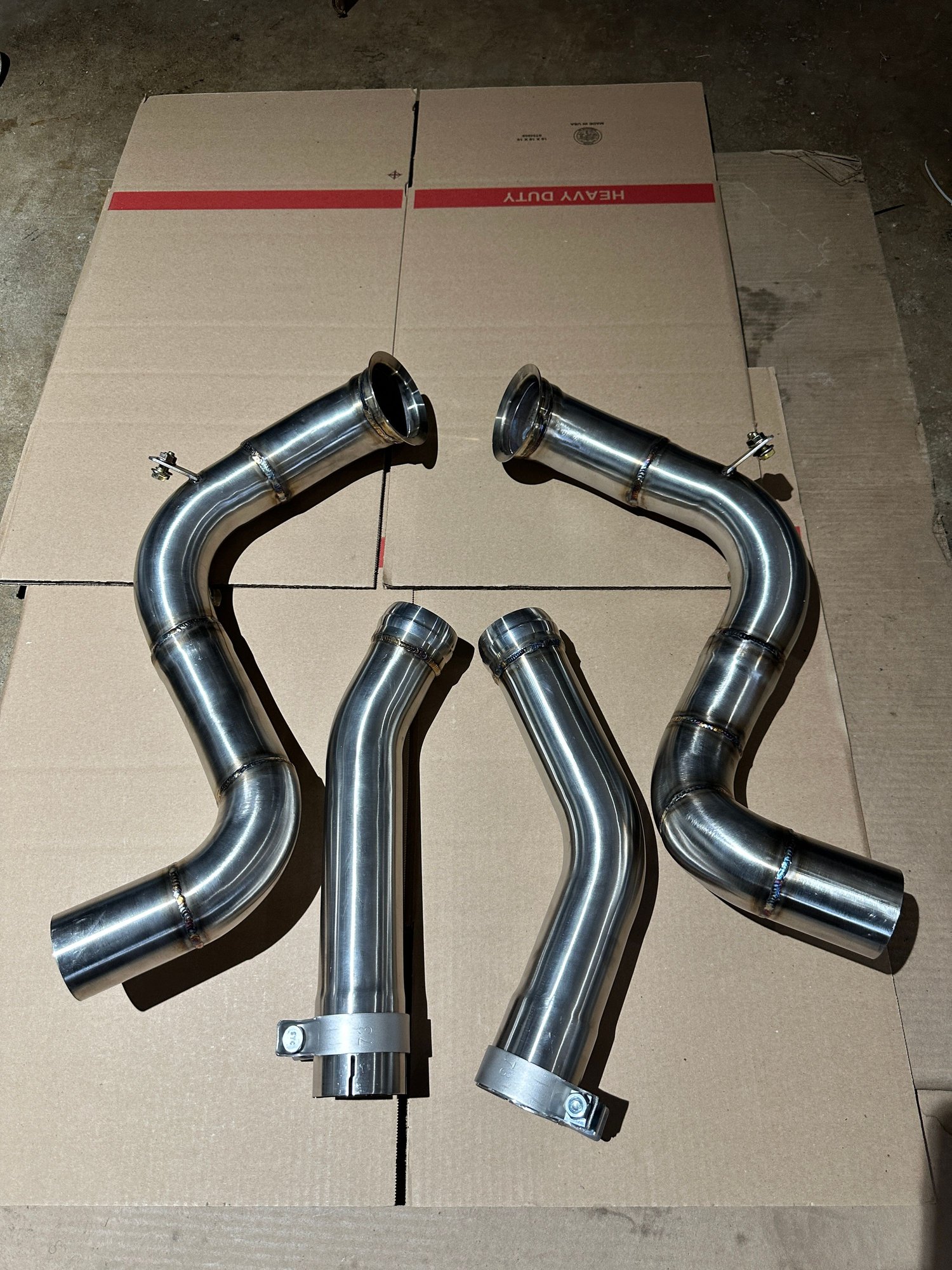 Engine - Exhaust - 2015-2022 C63 C63S M177 3” Catless Downpipes - New - -1 to 2026  All Models - -1 to 2026  All Models - Columbus, OH 43213, United States