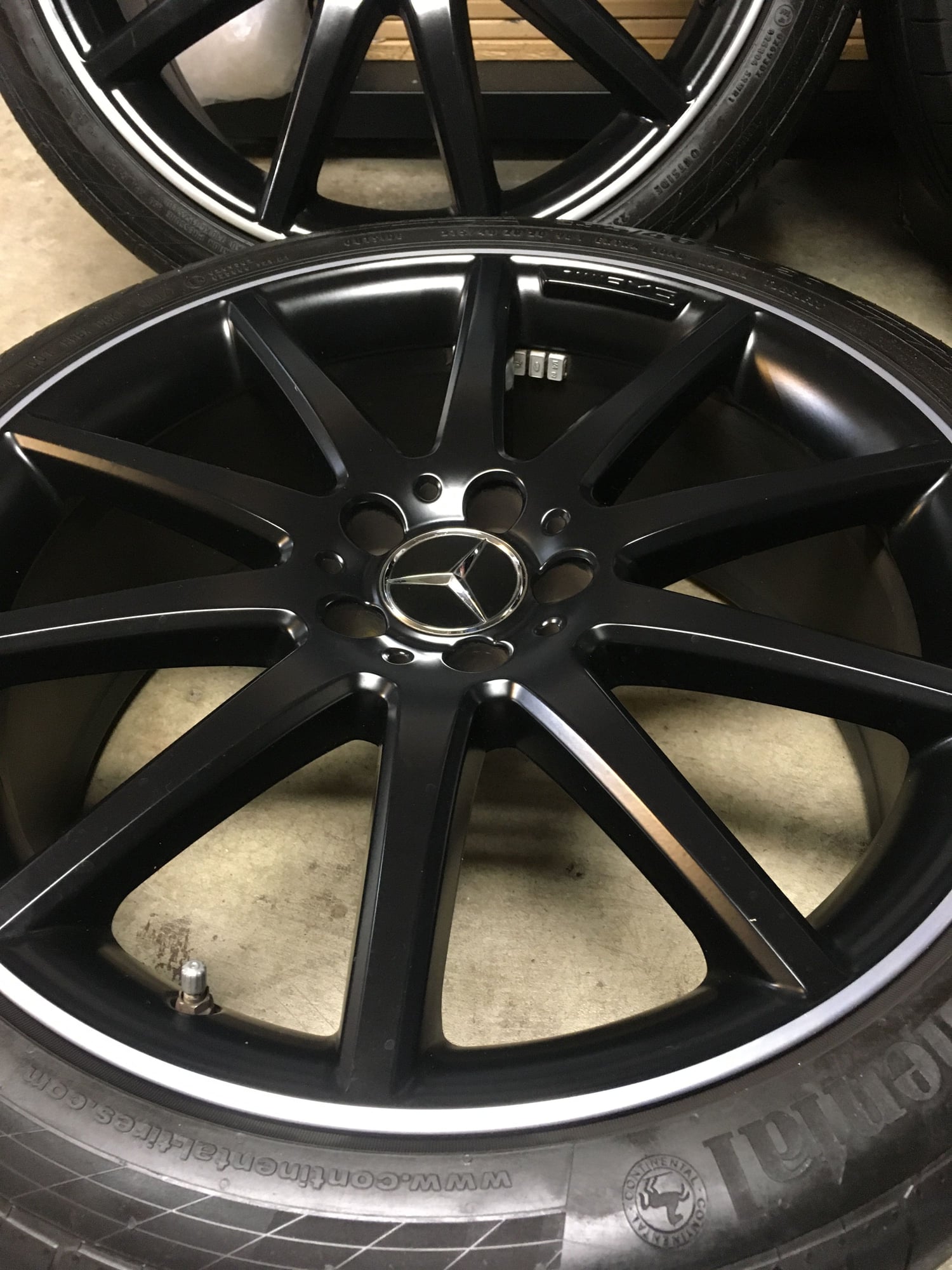 Wheels and Tires/Axles - 20" 10-spoke Black Matte Finish OEM AMG Wheels + Summer Tires - Used - 2015 to 2020 Mercedes-Benz GLA45 AMG - Pittsburgh, PA 15207, United States