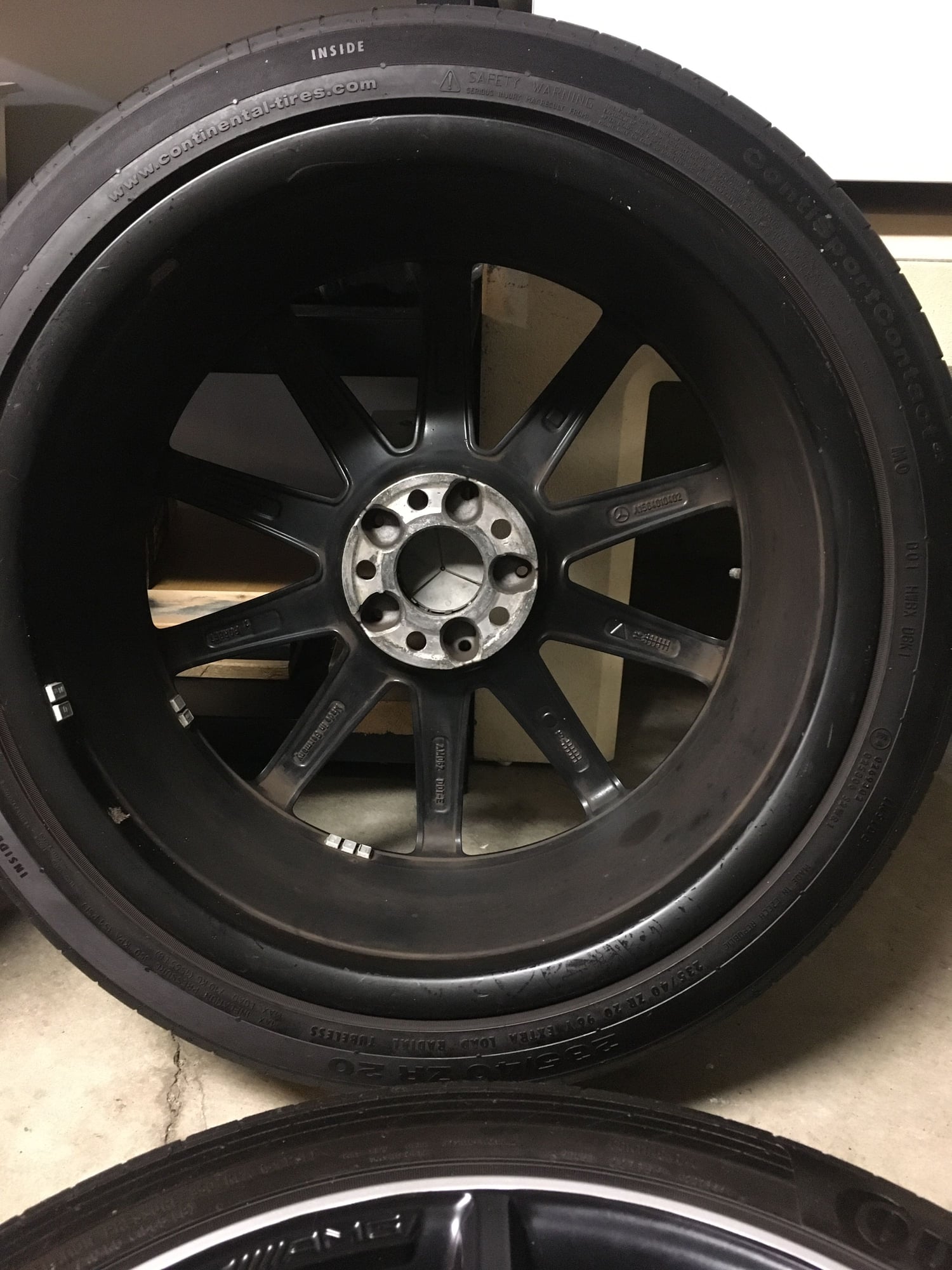 Wheels and Tires/Axles - 20" 10-spoke Black Matte Finish OEM AMG Wheels + Summer Tires - Used - 2015 to 2020 Mercedes-Benz GLA45 AMG - Pittsburgh, PA 15207, United States