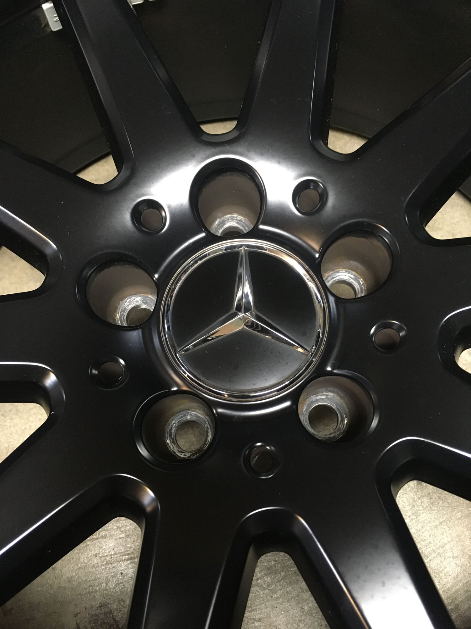 Wheels and Tires/Axles - 20" 10-spoke Black Matte Finish OEM AMG Wheels + Summer Tires - Used - 2015 to 2020 Mercedes-Benz GLA45 AMG - Pittsburgh, PA 15207, United States