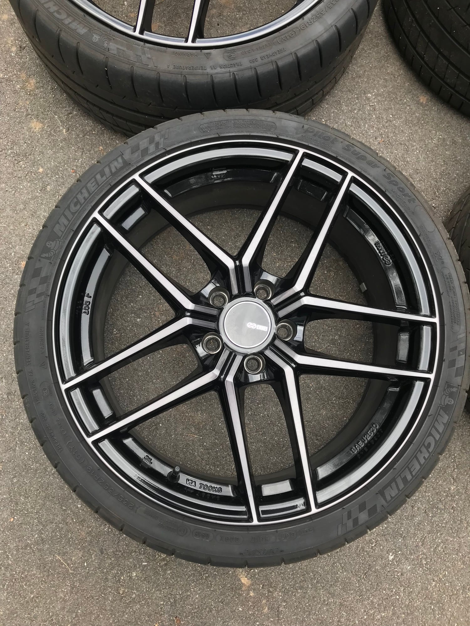 Wheels and Tires/Axles - 19" Enkei TY-5 wheels with Michelin Pilot Super Sport tires - Used - Medfield, MA 02052, United States