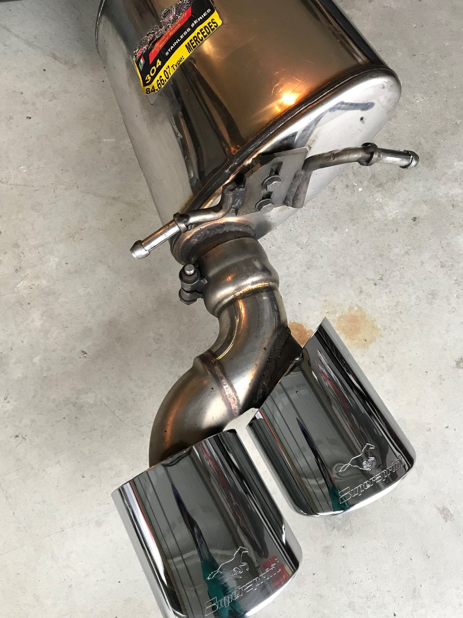 Engine - Exhaust - C63 AMG Sedan Supersprint Full Exhaust - Used - 2008 to 2014 Mercedes-Benz CL63 AMG - Morro Bay, CA 93442, United States