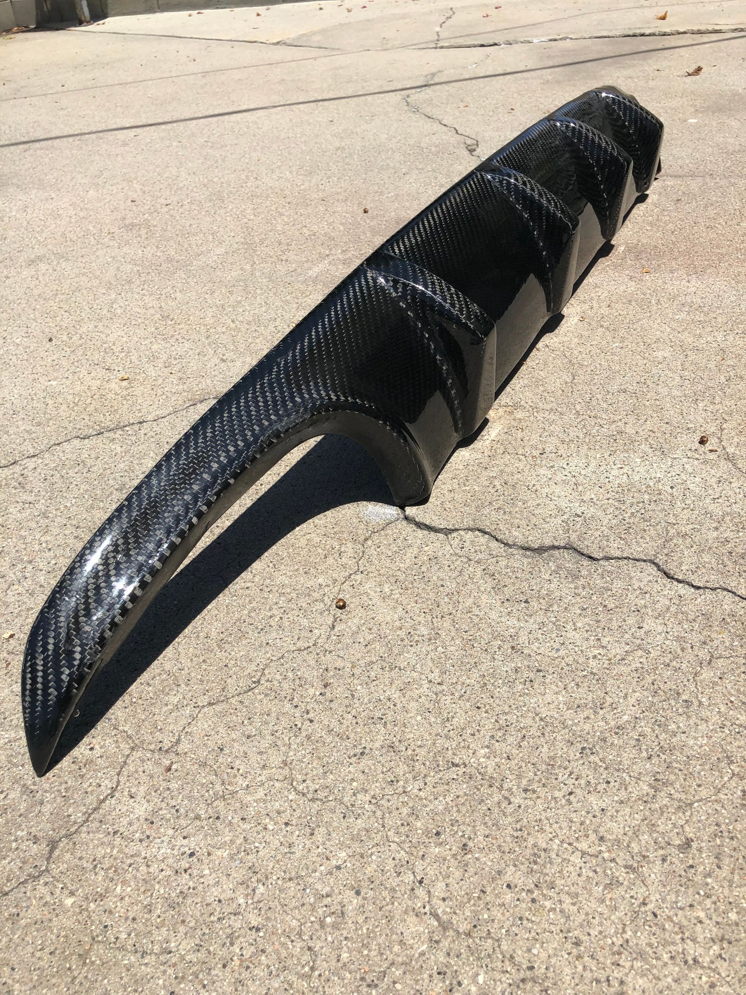 Exterior Body Parts - Eurotek CF 4-Fin Diffuser - Used - 2003 to 2006 Mercedes-Benz E55 AMG - Van Nuys, CA 91411, United States