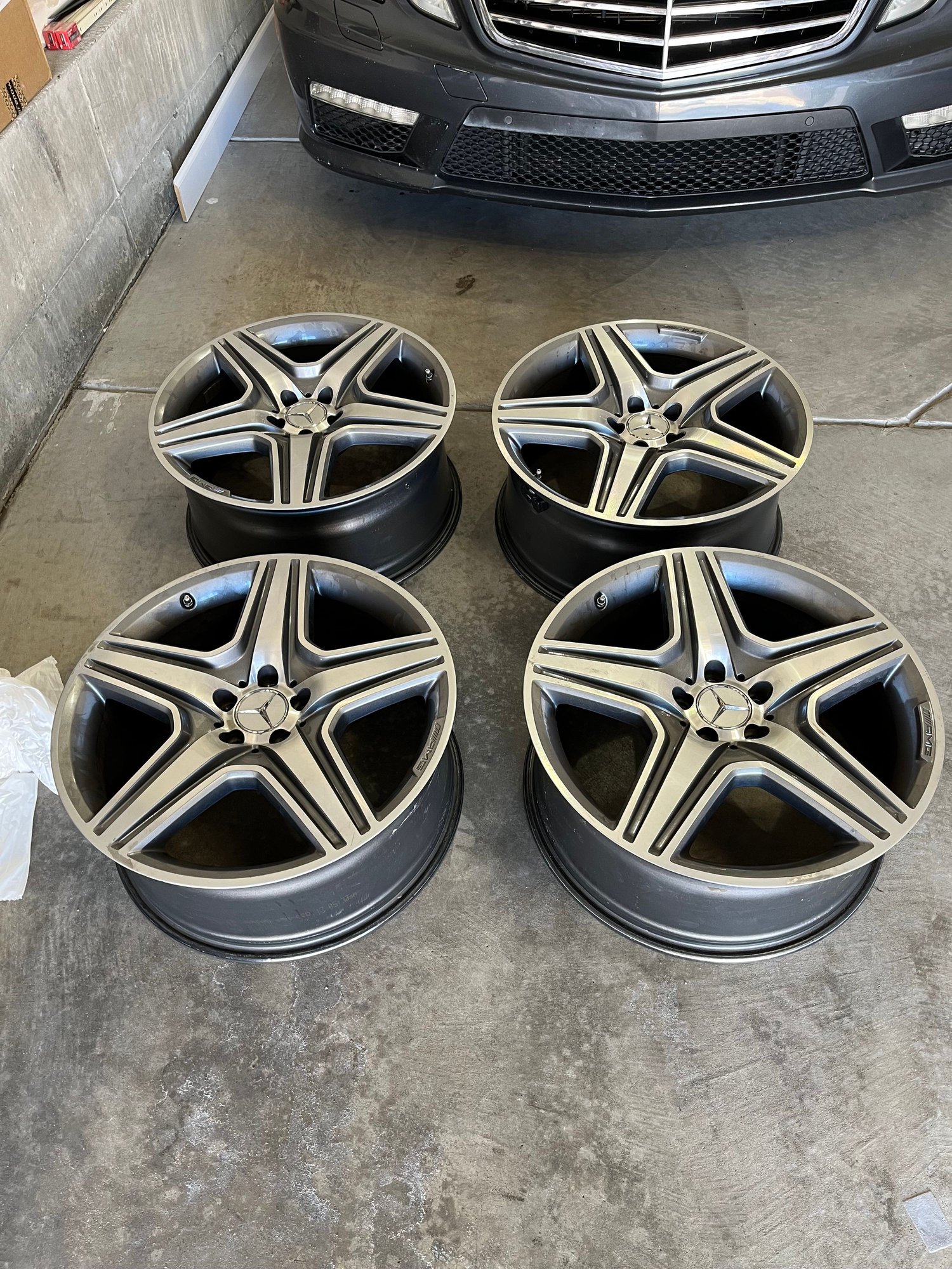 Wheels and Tires/Axles - OEM W166 ML63 20x9 wheels with TPMS - Used - 2012 to 2015 Mercedes-Benz ML63 AMG - 2016 to 2019 Mercedes-Benz GLE63 AMG - Castle Rock, CO 80108, United States