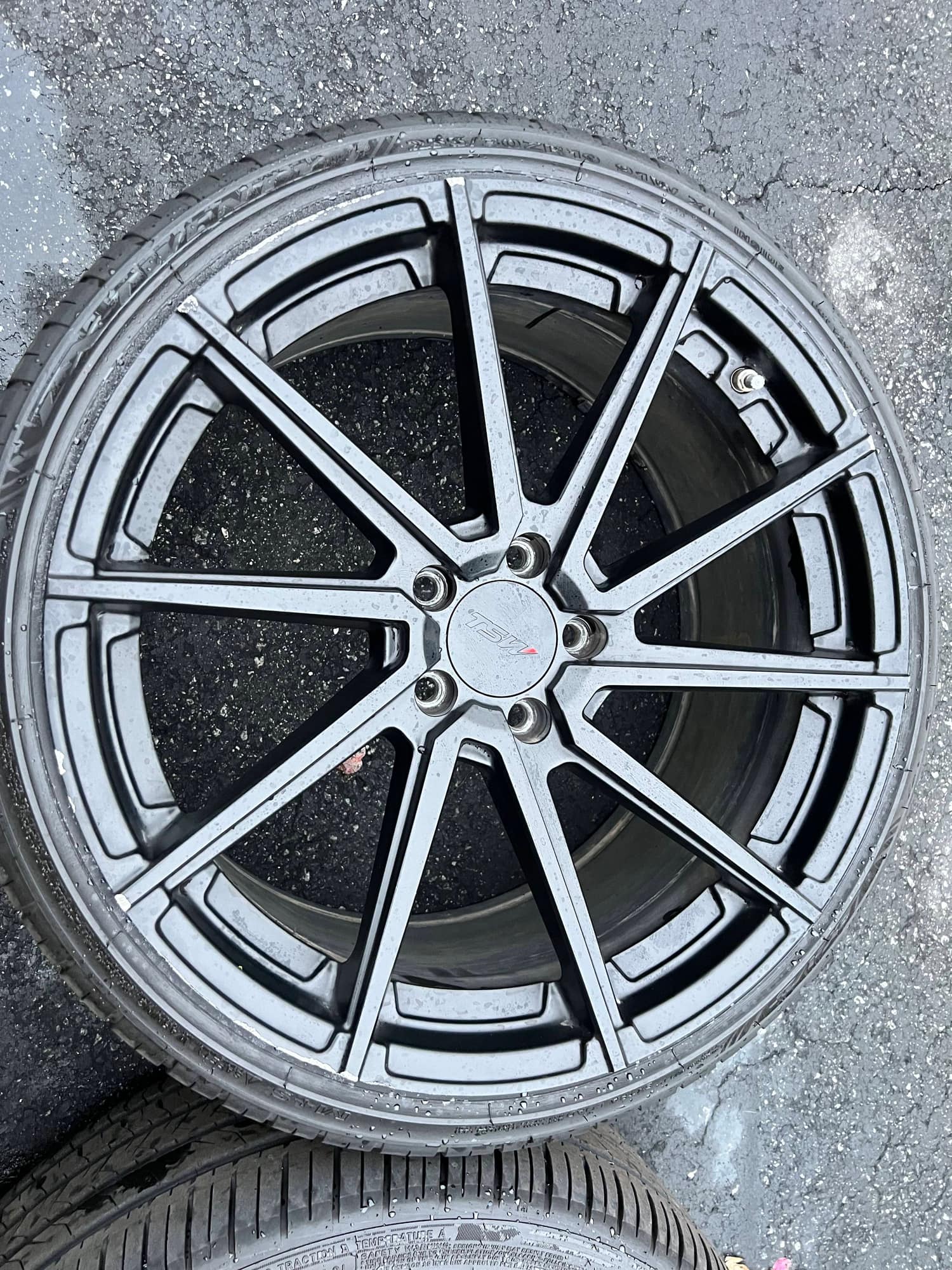 Wheels and Tires/Axles - 19in TSW Watkins (1 damaged wheel) - Used - 2008 to 2014 Mercedes-Benz C63 AMG - Salinas, CA 93908, United States