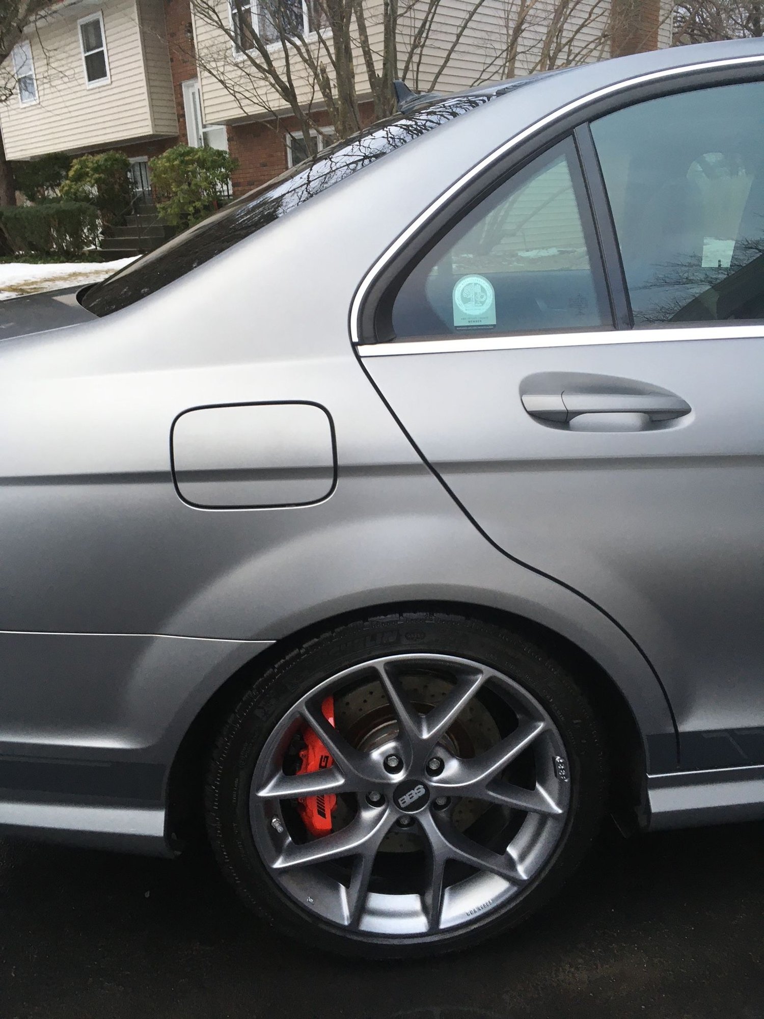 Wheels and Tires/Axles - BBS SR Satin Grey Wheel 18X8 5X112 45MM TPMS Michelin Pilot Alpin PA4 Winter Tires NY - Used - 0  All Models - Selkirk, NY 12158, United States