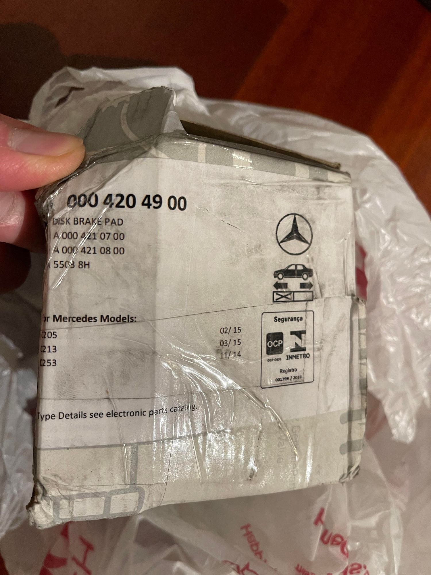 Brakes - OEM MBUSA Front Brake Pads for 450 and 43 series Vehicles Part #000-420-49-00 - New - All Years Mercedes-Benz C43 AMG - Philadelphia, PA 19123, United States