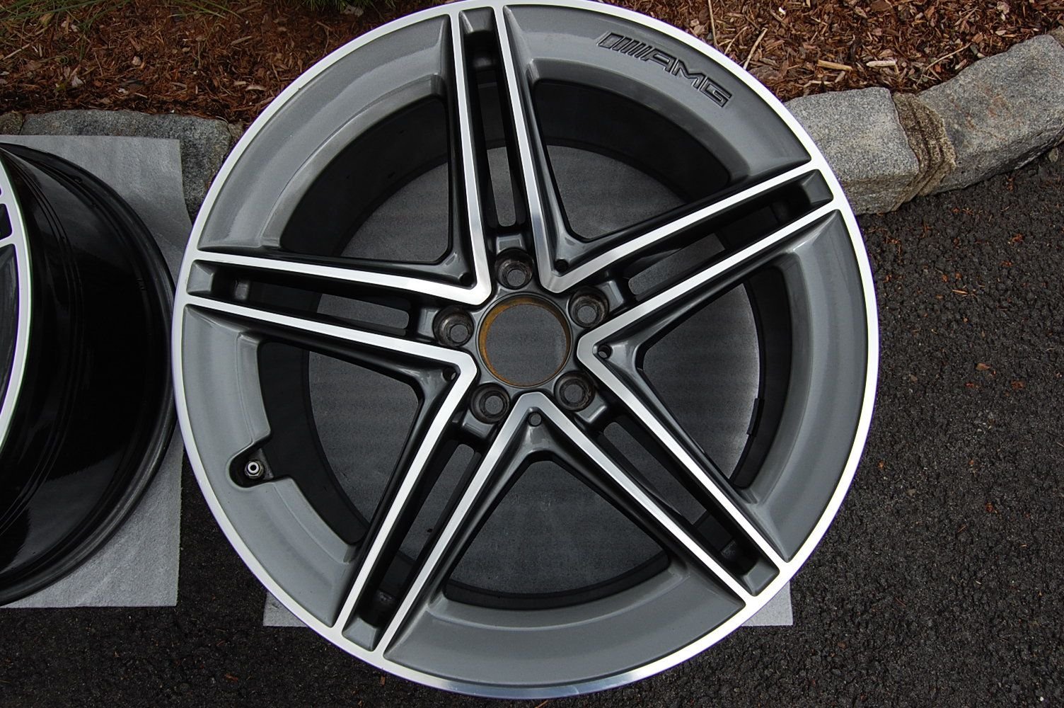 Wheels and Tires/Axles - AMG C63/s Coupe/Cabrio 19" OEM twin spoke rims 9x19, 10.5x19 - Used - 2017 to 2021 Mercedes-Benz C63 AMG S - 2017 to 2021 Mercedes-Benz C63 AMG - Morristown, NJ 07960, United States