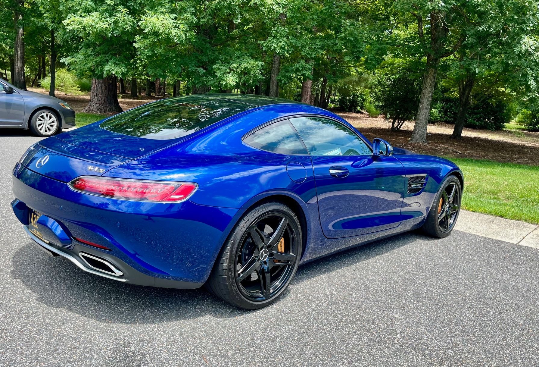 2016 Mercedes-Benz AMG GT S - 2016 AMG GTS Brilliant Blue, Carbon Ceramic Brake, Burmester, 8370 Miles - Used - Williamsburg, VA 23185, United States