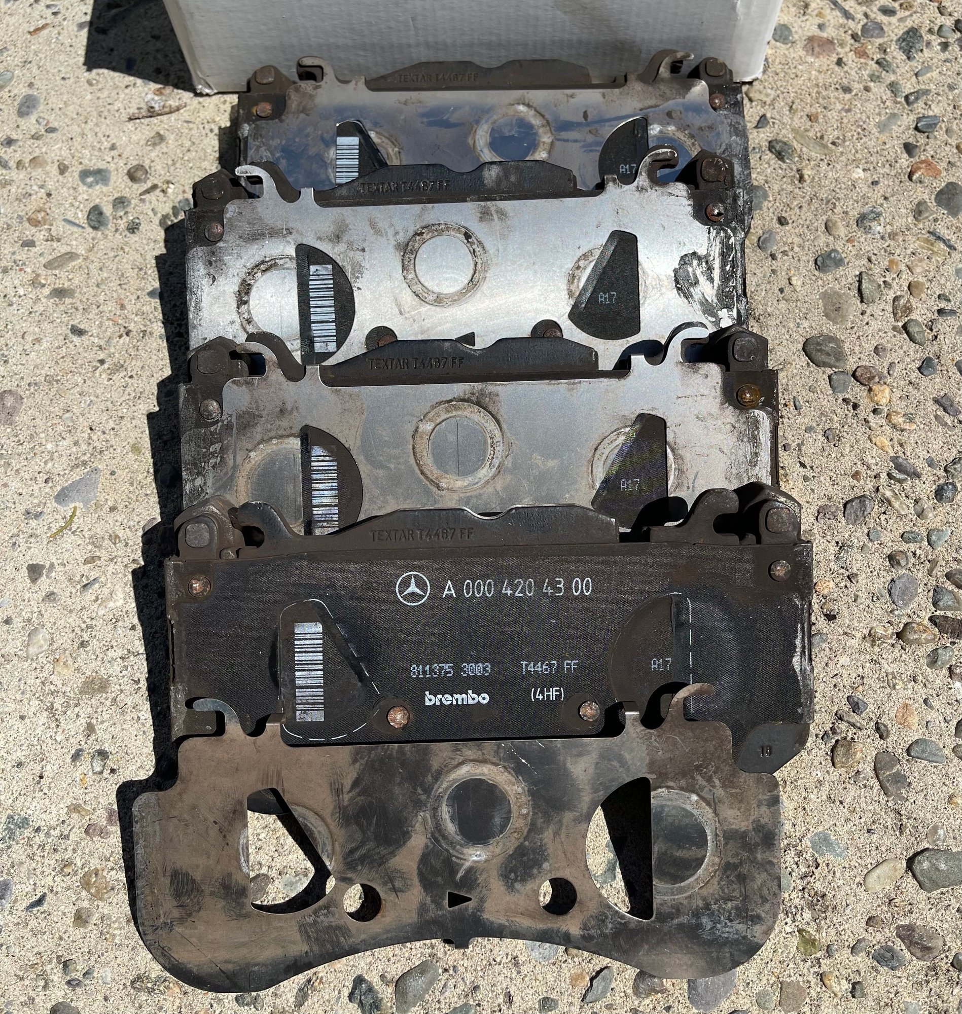 Brakes - 2015 S63 Front Brake Pads (OEM) - Used - 2014 to 0 Mercedes-Benz S63 AMG - Quincy, MA 02170, United States
