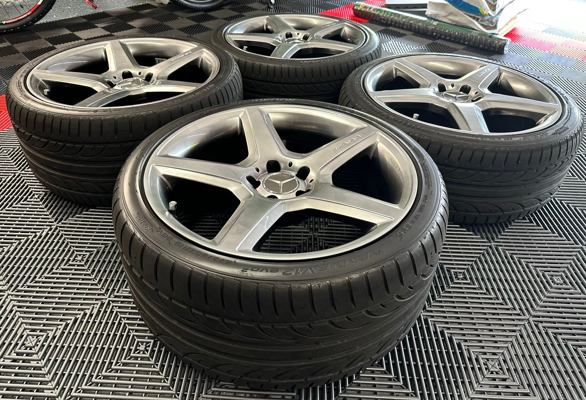 Wheels and Tires/Axles - Mercedes Benz OEM 19" W219 CLS55 CLS63 AMG Wheels with Tires - Used - All Years Mercedes-Benz E-Class - All Years Mercedes-Benz CLS-Class - Glendale Heights, IL 60139, United States