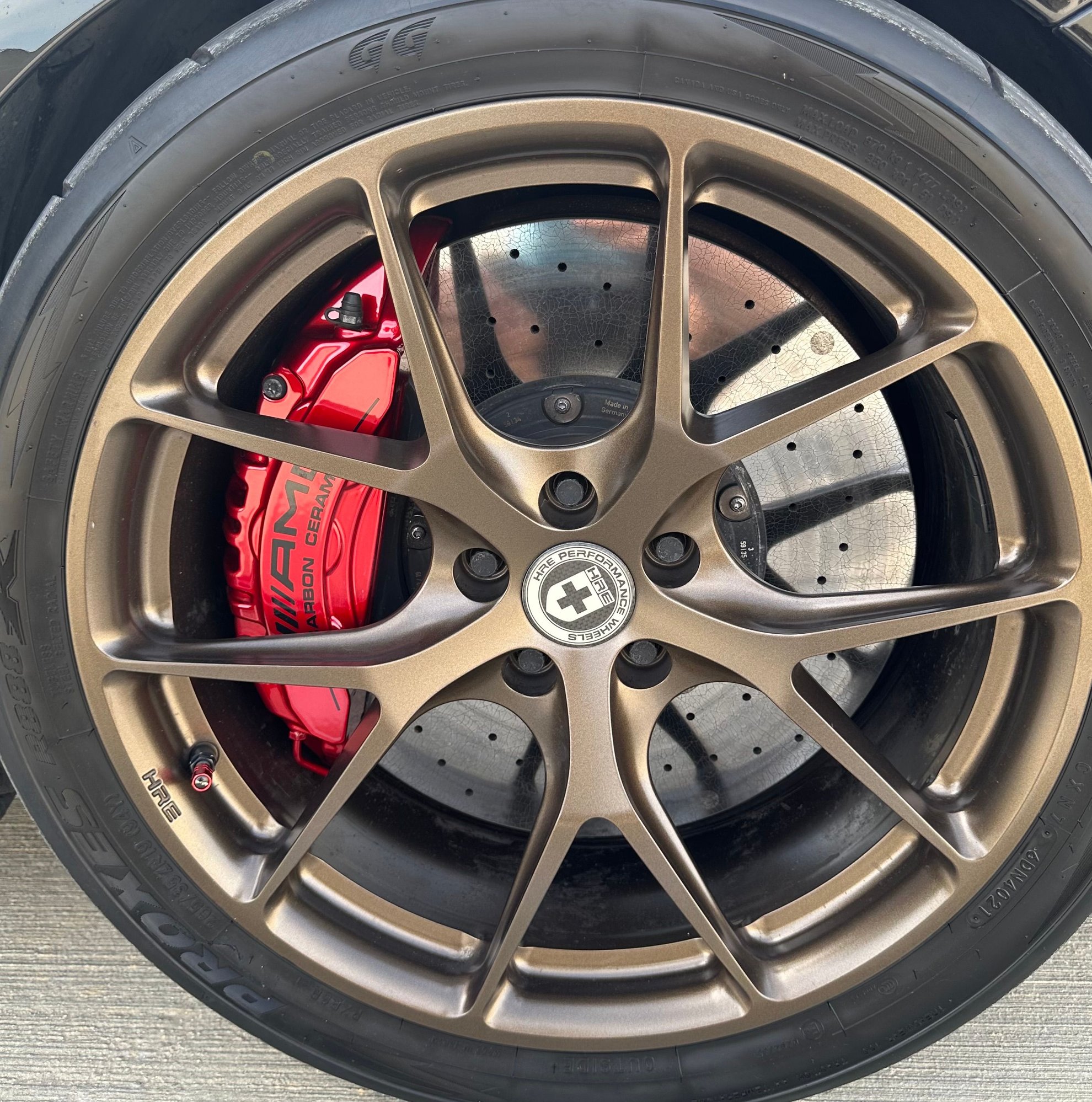 Steering/Suspension - Mercedes AMG GTR GT GTC C63 GLC63 E63 GT63 Carbon Ceramic Rotors Front & Rear - Used - 2016 to 2025 Mercedes-Benz All Models - Dallas, TX 75088, United States