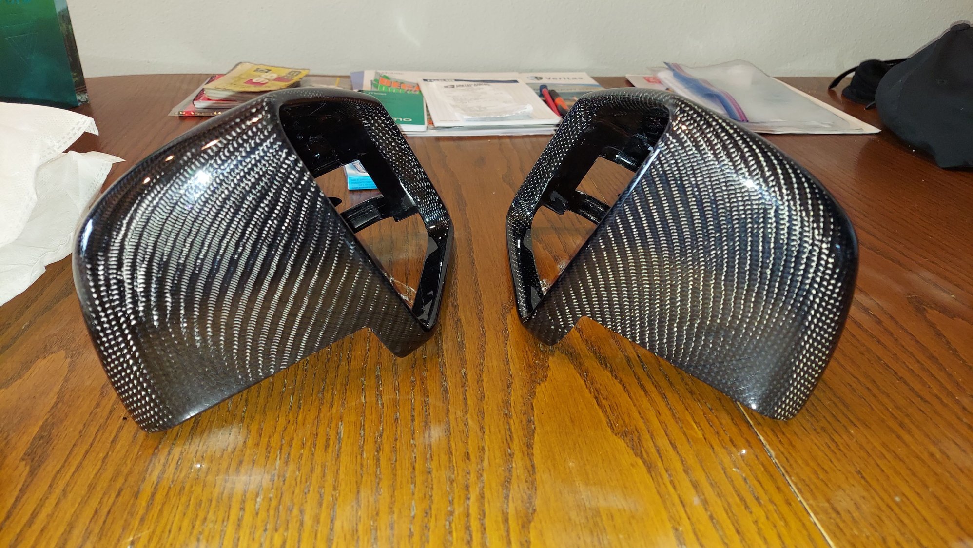 Exterior Body Parts - Aftermarket W212 CF mirror covers - Used - 2015 Mercedes-Benz E63 AMG S - Bellingham, WA 98225, United States