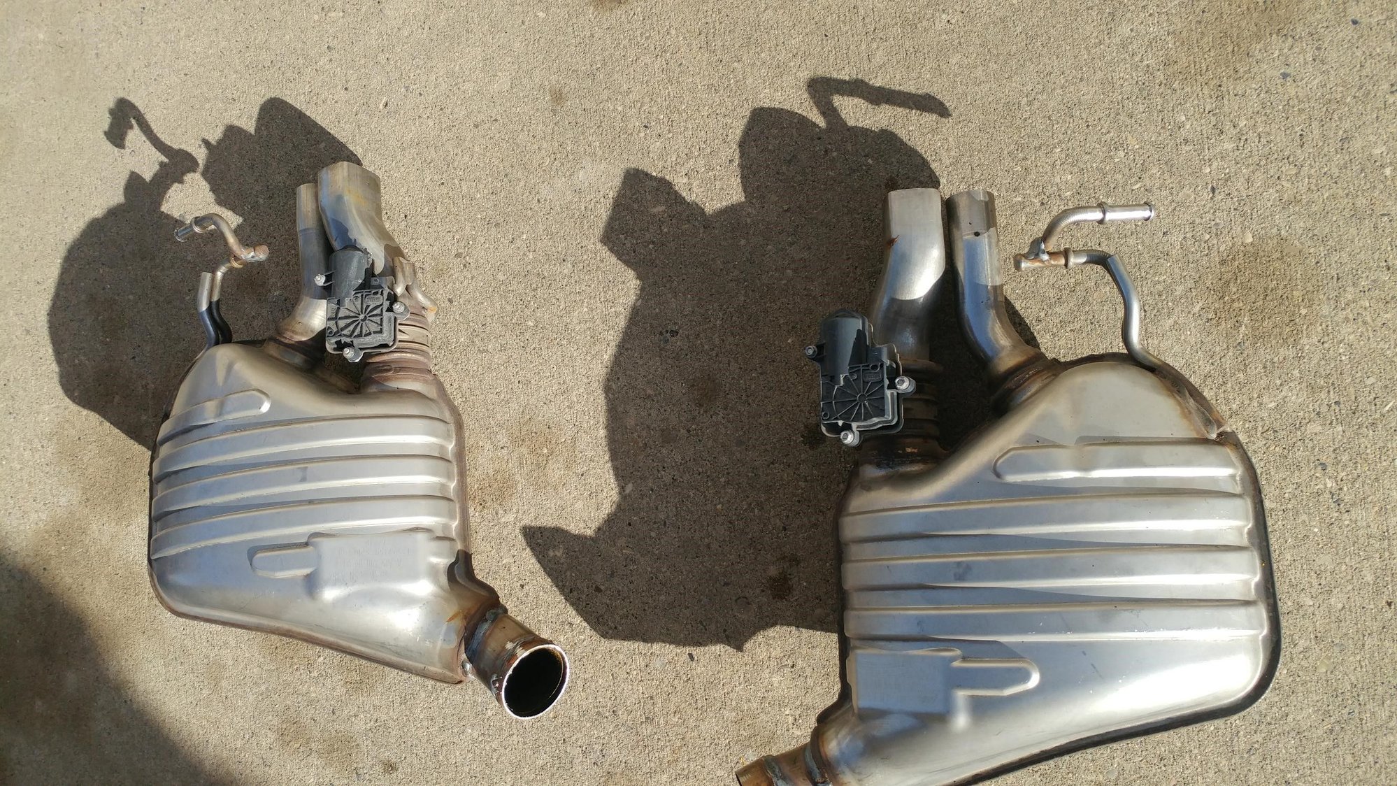 Engine - Exhaust - 2016 Mercedes C63S mufflers - Used - Edmonton, AB T6A0A0, Canada