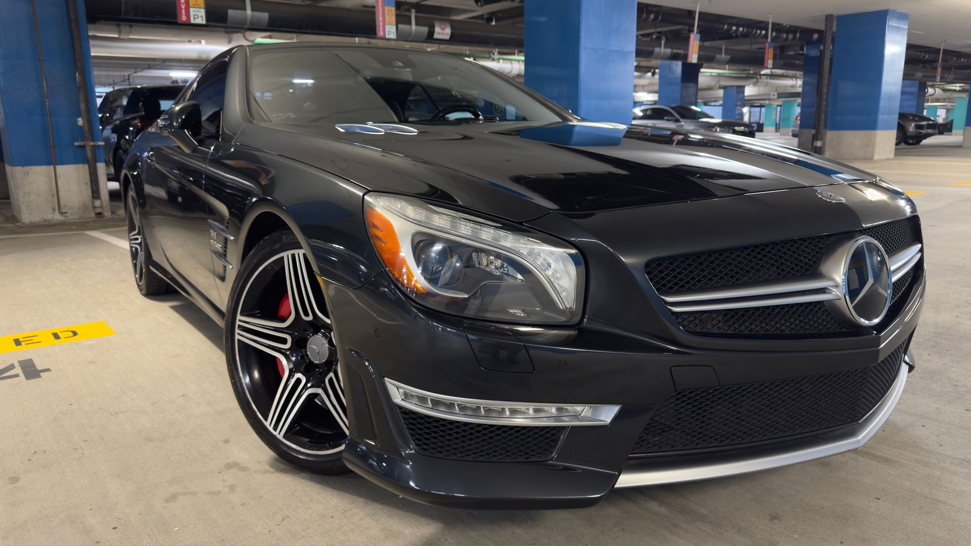 2013 Mercedes-Benz SL63 AMG - Mercedes SL63 w/ P30 Performance Package - MB Dealer maintained its whole life - Used - VIN WDDJK7EA1DF012742 - 94,400 Miles - 8 cyl - 2WD - Convertible - Black - Atlanta, GA 30363, United States