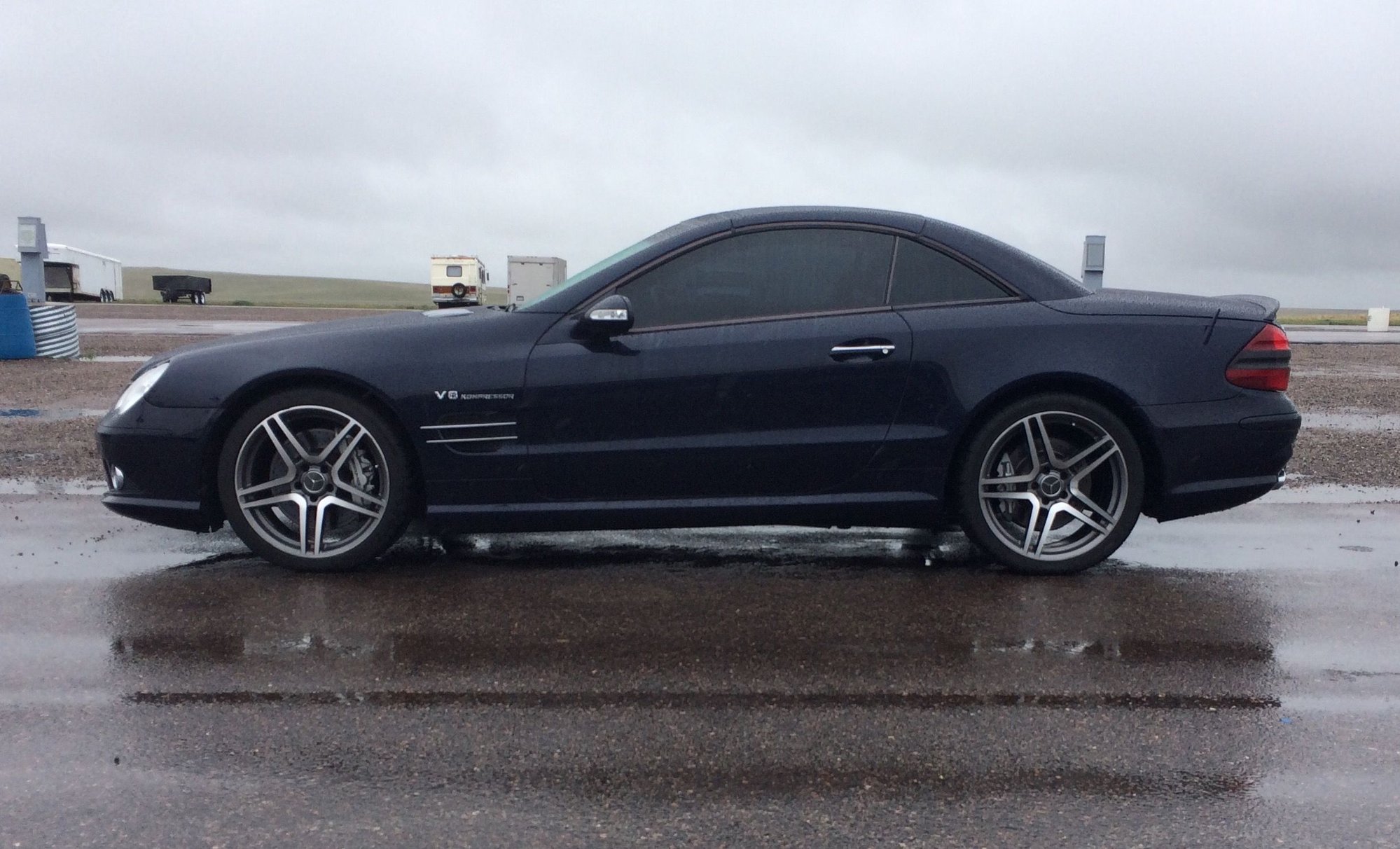 2003 Mercedes-Benz SL55 AMG - 2003 SL55 AMG Designo, Pano, 19 wheels, Excellent - Used - VIN WDBSK74F63F051187 - 96,000 Miles - 8 cyl - 2WD - Automatic - Convertible - Blue - Battle Ground, WA 98604, United States