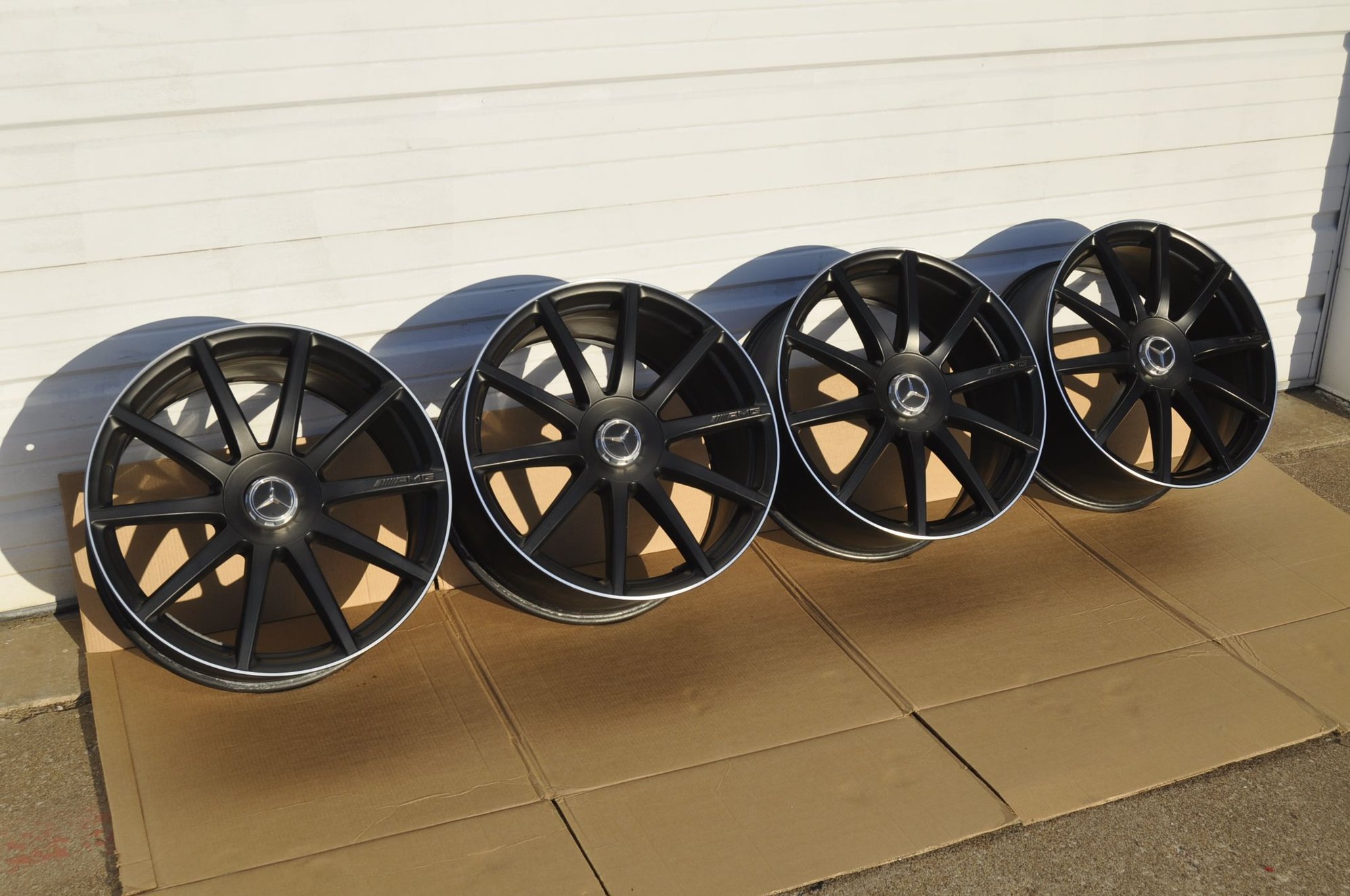 Wheels and Tires/Axles - Black S63 AMG 10 Spoke forged wheels, 20x9.5 20x8.5 - Used - 2013 to 2020 Mercedes-Benz S63 AMG - 2013 to 2020 Mercedes-Benz S600 - Plano, TX 75093, United States