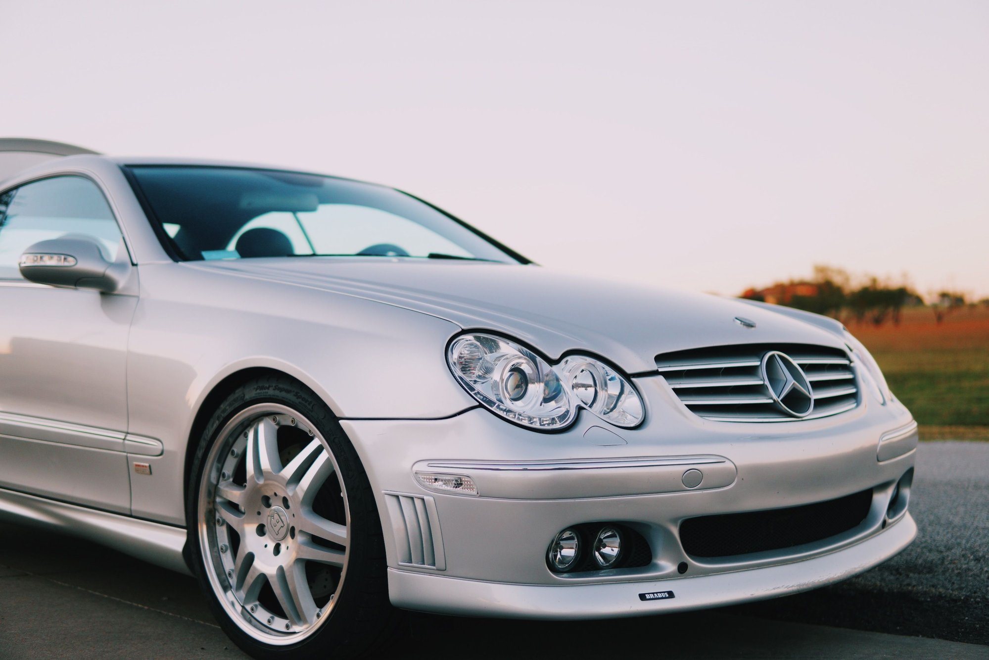 2003 Mercedes-Benz CLK55 AMG - Super RARE-1 of only 2-2003 Mercedes CLK BRABUS 6.1 Liter - Used - VIN WDBTJ76H53F035701 - 65,000 Miles - 8 cyl - 2WD - Automatic - Coupe - Silver - Fort Worth, TX 76179, United States