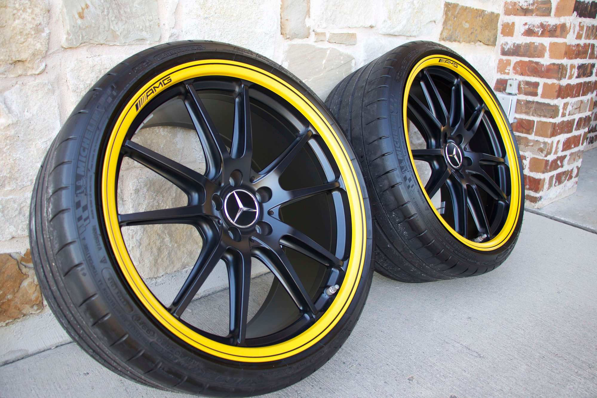 Wheels and Tires/Axles - Mercedes-AMG C63s Edition 1 Wheels with Michelin PSS Tires - Used - 2017 to 2020 Mercedes-Benz C63 AMG S - Dallas, TX 75002, United States