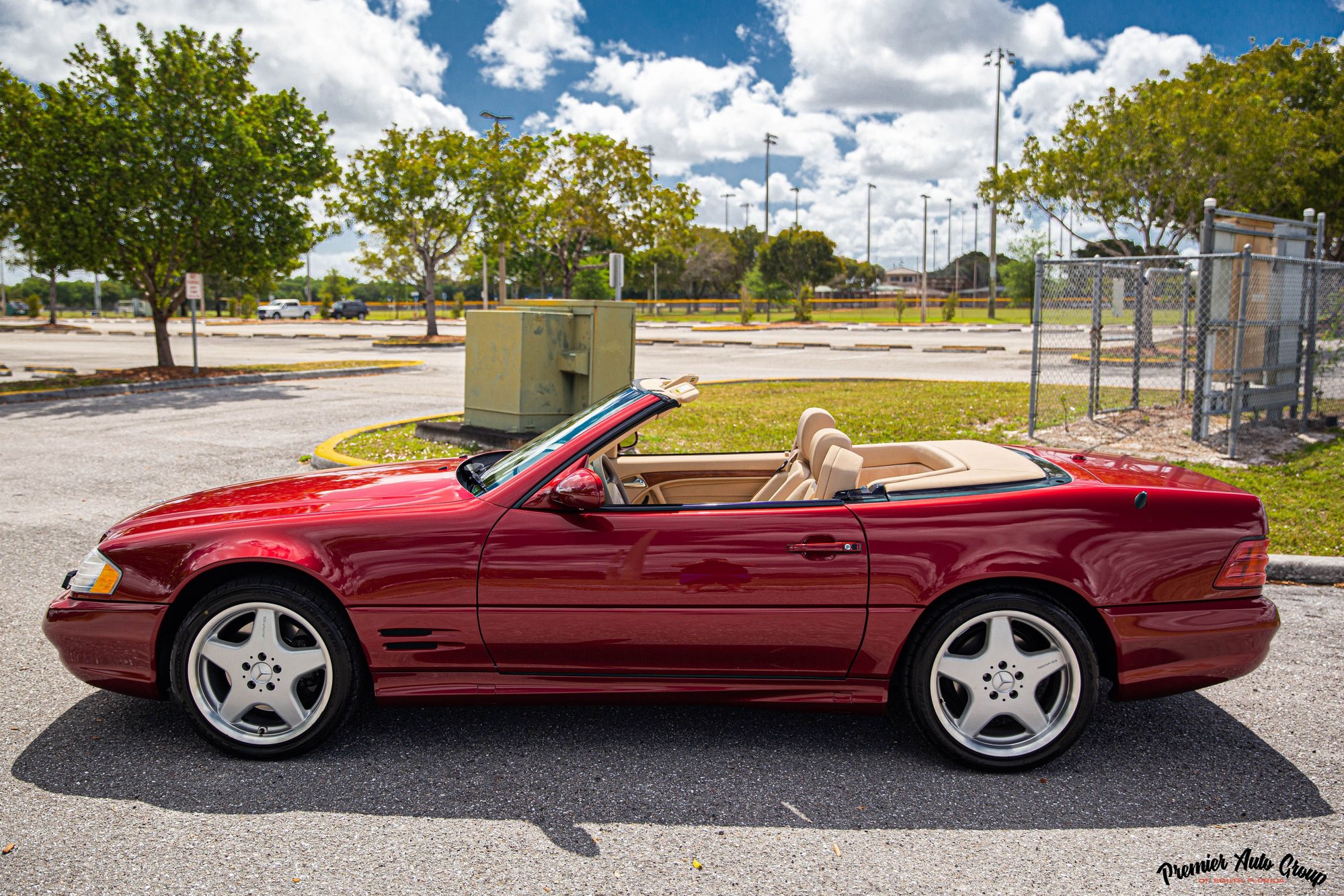 2001 Mercedes-Benz SL500 - 2001 MERCEDES BENZ SL500 SPORT - Used - VIN WDBFA68F41F196024 - 29,650 Miles - 8 cyl - 2WD - Automatic - Convertible - Red - West Palm Beach, FL 33414, United States