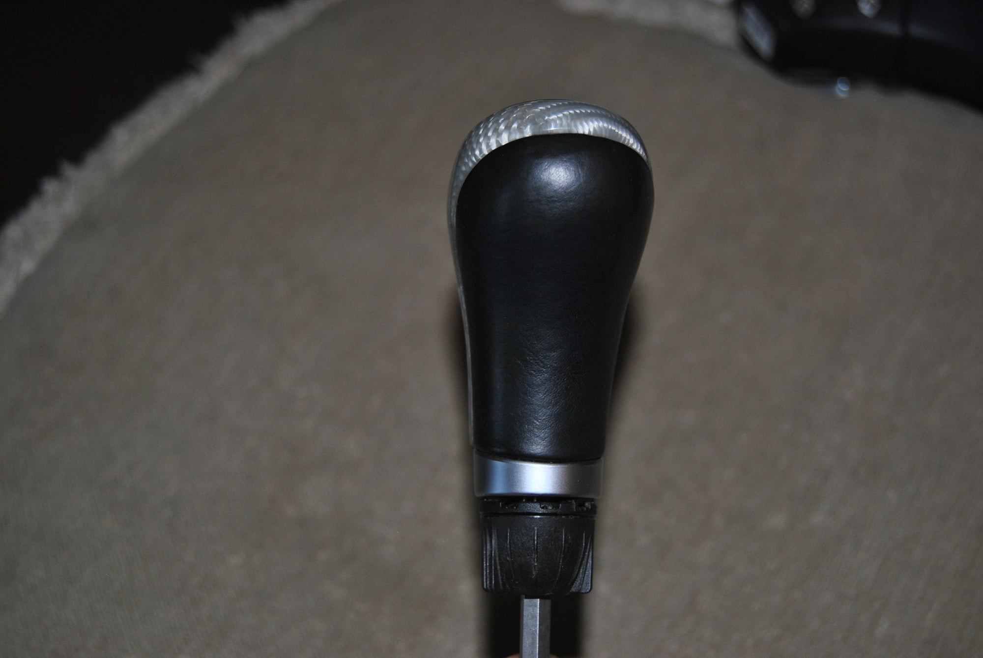 Interior/Upholstery - '01-'04 MB W203 Flat Bottom Carbon Fiber & Leather Steering Wheel/Gearshift Knob - Used - 2001 to 2004 Mercedes-Benz C240 - Upland, CA 91784, United States