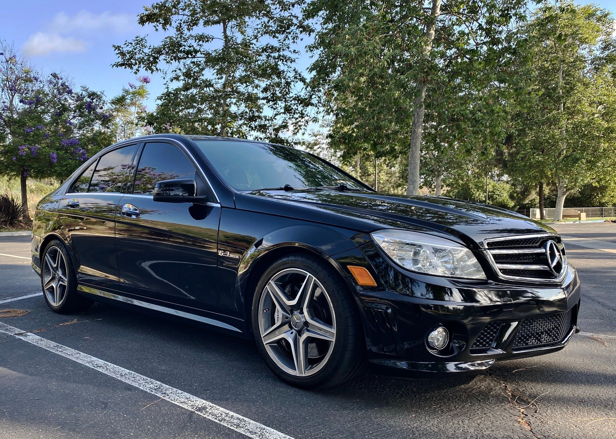 2011 Mercedes-Benz C63 AMG - 2011 C63 - Black on Black - Used - VIN WDDGF7HB5BF568634 - 62,600 Miles - 8 cyl - 2WD - Automatic - Sedan - Black - San Diego, CA 92127, United States