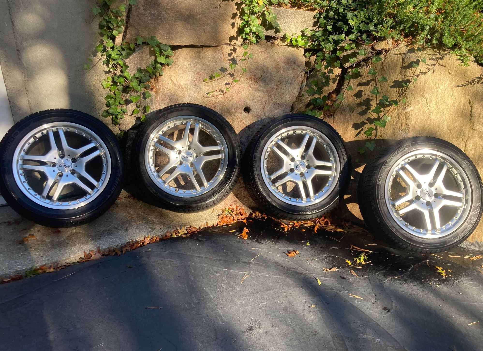 Wheels and Tires/Axles - Winter Wheel & Tire Package - Michelin X-Ice - Used - 2007 to 2014 Mercedes-Benz CL550 - Mattapoisett, MA 02739, United States