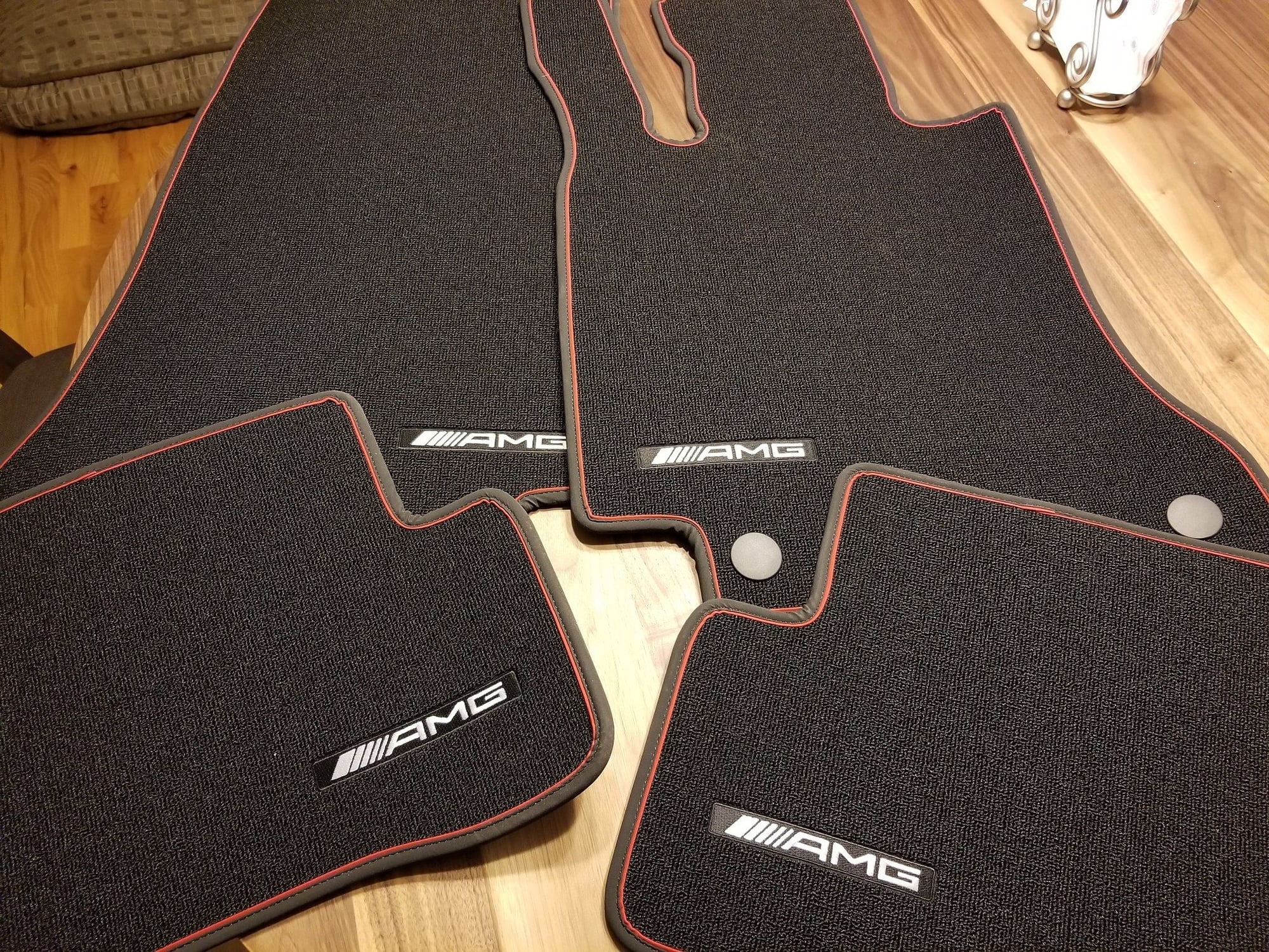 Accessories - W205 OEM AMG floor mats - New - 2016 to 2018 Mercedes-Benz C63 AMG S - 2017 to 2018 Mercedes-Benz C43 AMG - 2016 Mercedes-Benz C450 AMG - 2015 Mercedes-Benz C400 - 2015 to 2018 Mercedes-Benz C300 - Aurora, CO 80016, United States
