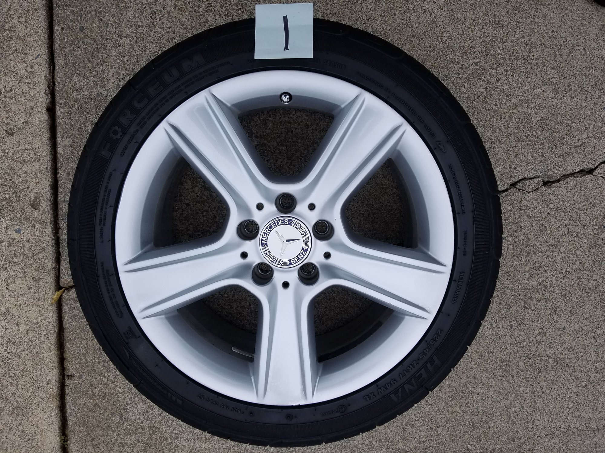 Wheels and Tires/Axles - C300 (W204) Staggered 17" inch wheels and tires - Used - 2007 to 2014 Mercedes-Benz C300 - Sacramento, CA 95821, United States