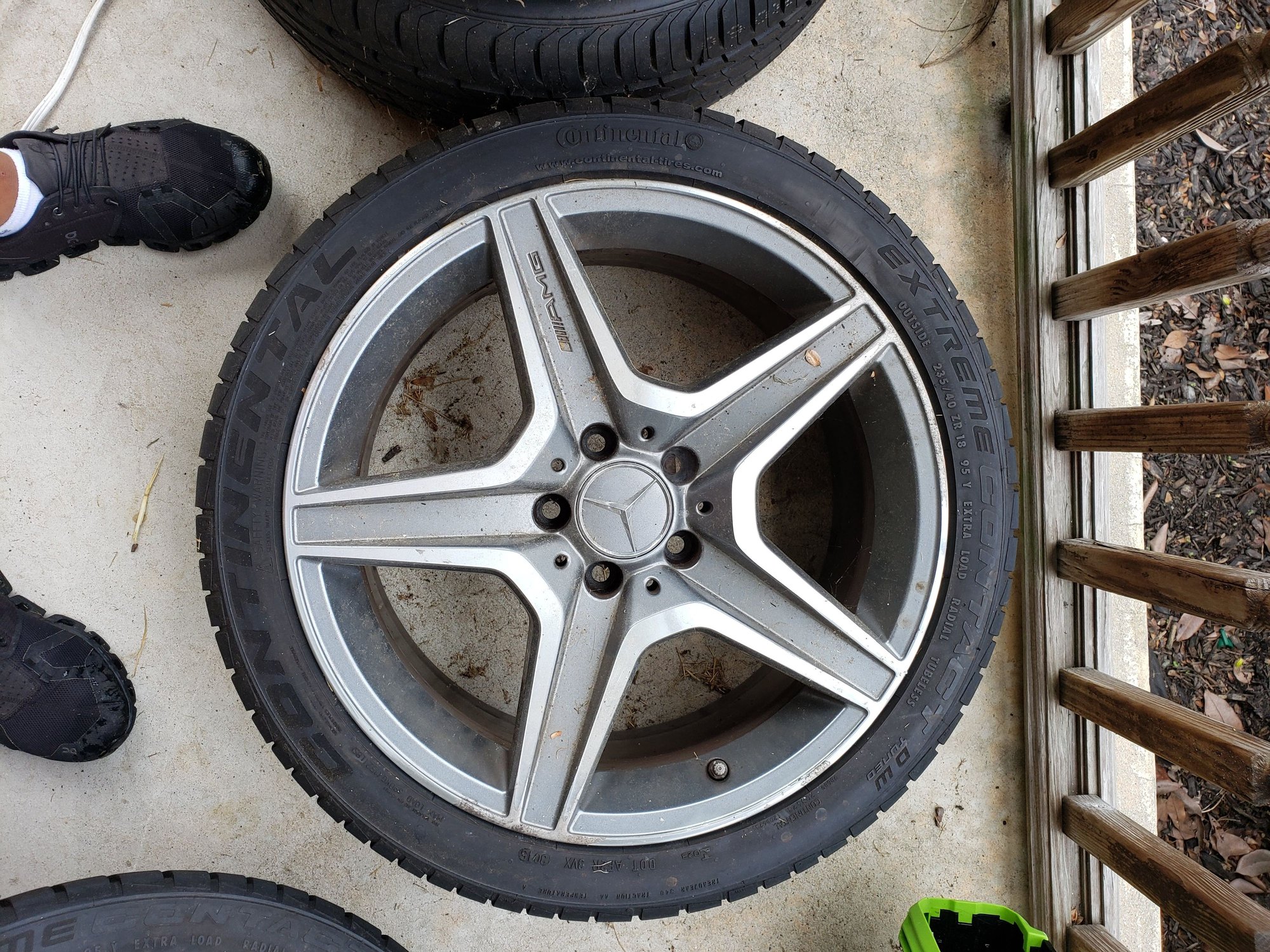 Wheels and Tires/Axles - OEM C63 AMG Wheels and tires - Used - 2008 to 2014 Mercedes-Benz C63 AMG - Cherry Hill, NJ 08034, United States