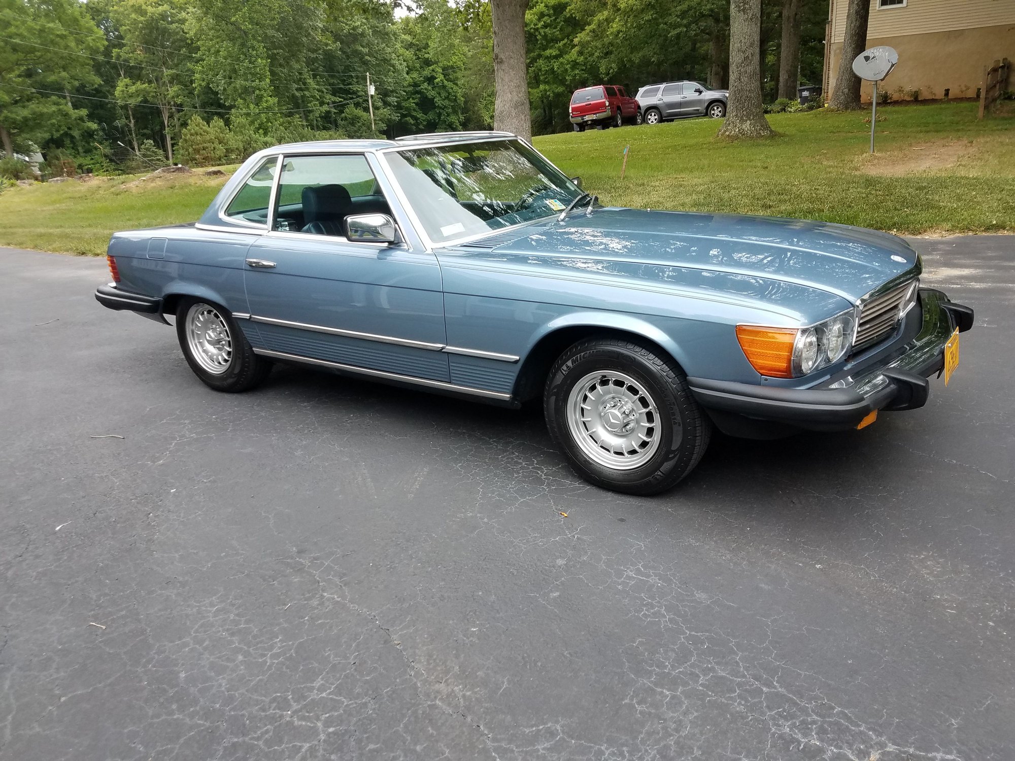 1985 Mercedes-Benz 380SL - 85 380 SL - Used - VIN WDBBA45C9FA034147 - 68,200 Miles - 8 cyl - 2WD - Automatic - Convertible - Blue - Woodbridge, VA 22193, United States
