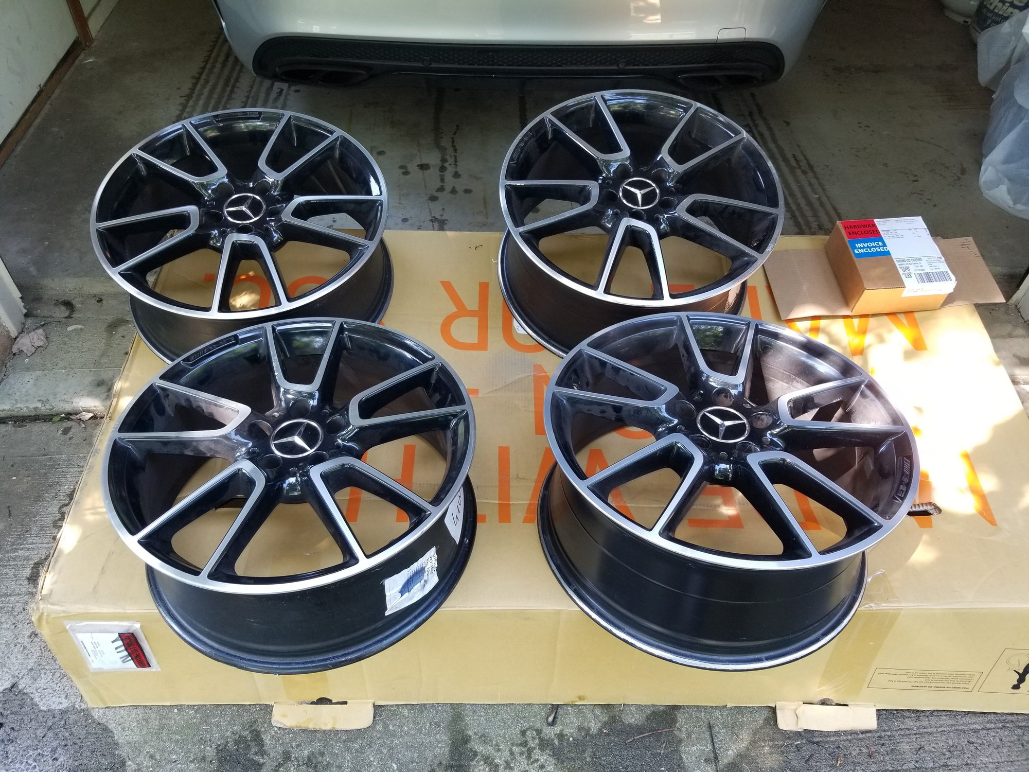 Wheels and Tires/Axles - C43 AMG 19" Rear Wheels - Used - 2017 to 2020 Mercedes-Benz C43 AMG - Pittsburgh, PA 15090, United States