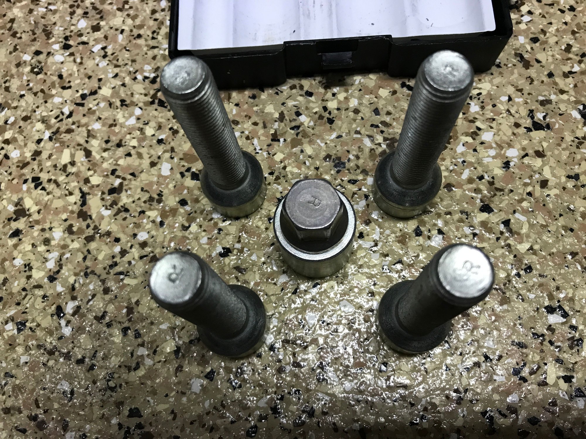 Wheels and Tires/Axles - Farad Italian Starlocks Wheel Lock Bolts M14x1.5x60 R14 Mercedes Ball Seat - New - 0  All Models - Sarasota, FL 34233, United States