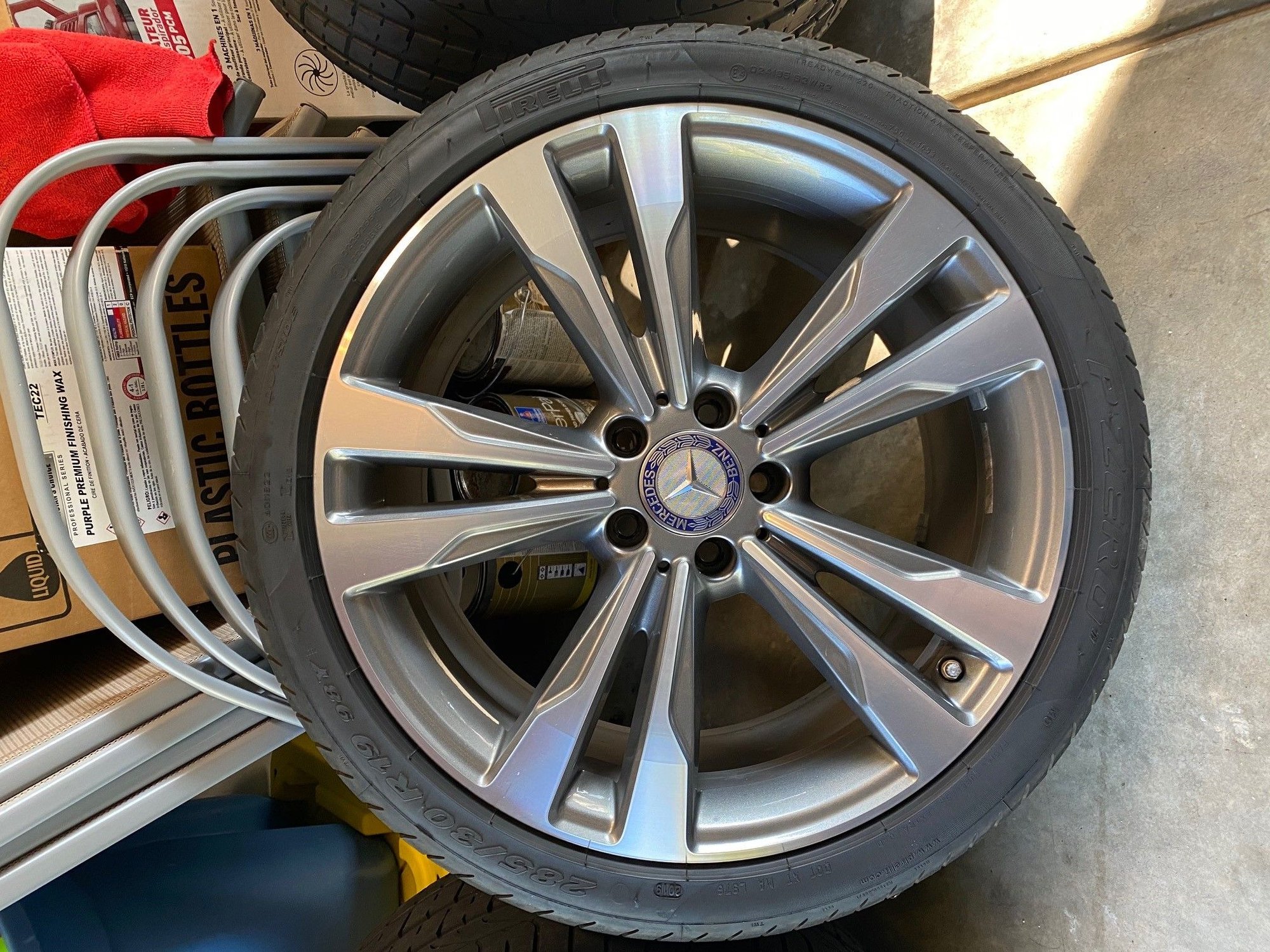 Wheels and Tires/Axles - 19" OEM Mercedes Wheels w/ almost NEW Pirelli P zero tires - Used - 0  All Models - Sandiego, CA 92067, United States