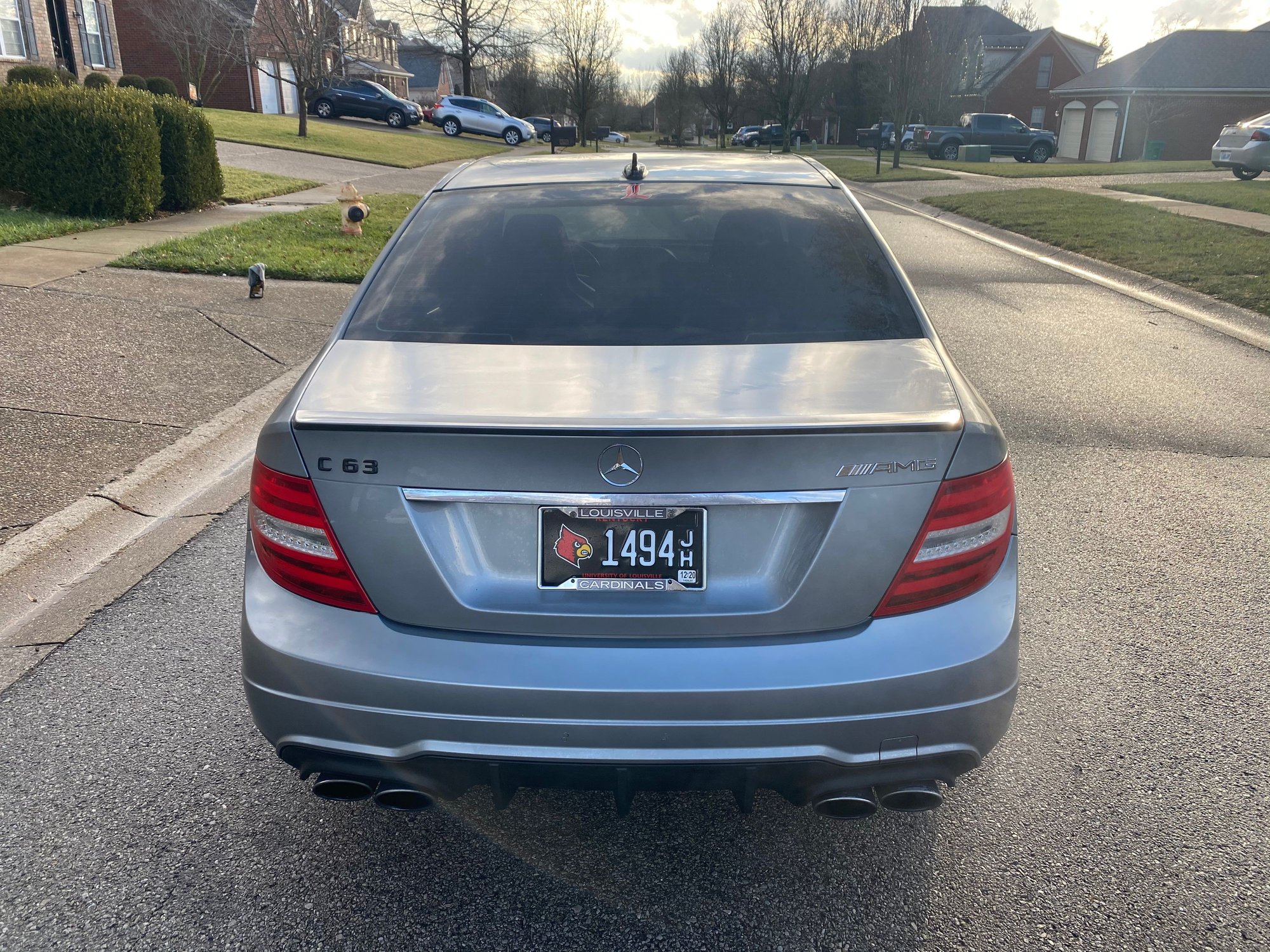 2012 Mercedes-Benz C63 AMG - 2012 C63 - 41k miles - Priced to Sell - Used - VIN WDDGF7HB6CA721729 - 41,743 Miles - 8 cyl - 2WD - Automatic - Sedan - Gray - Louisville, KY 40245, United States