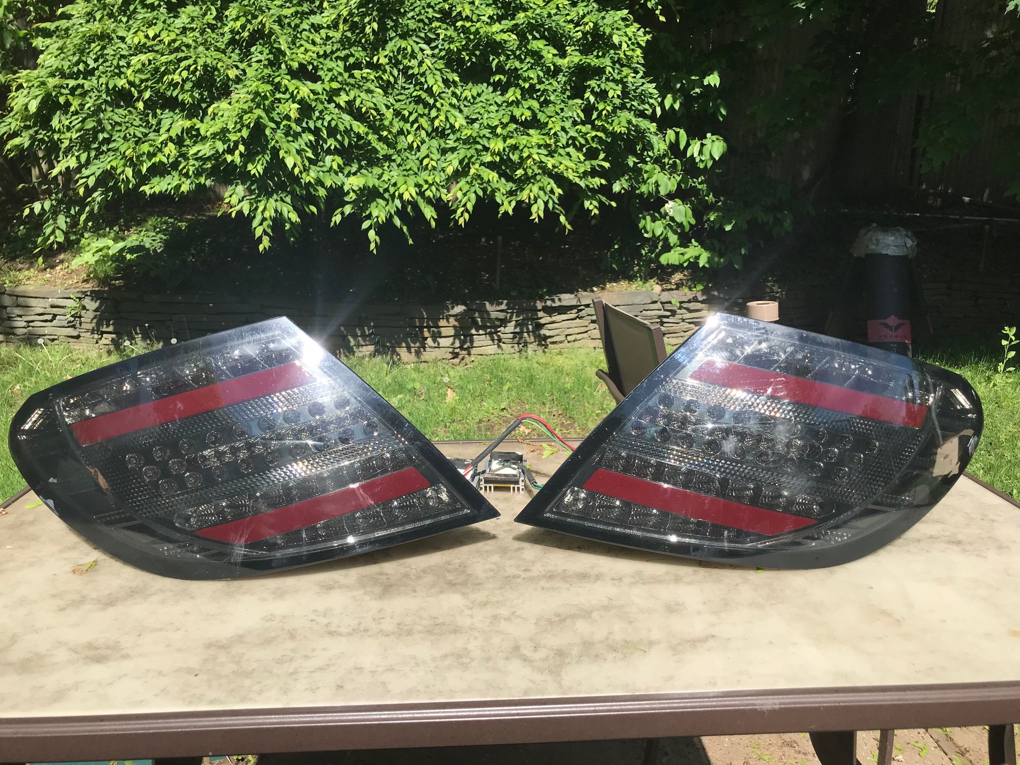 Lights - W204 Smoked Tail Lights - Used - 2008 to 2012 Mercedes-Benz C350 - Huntington, NY 11746, United States