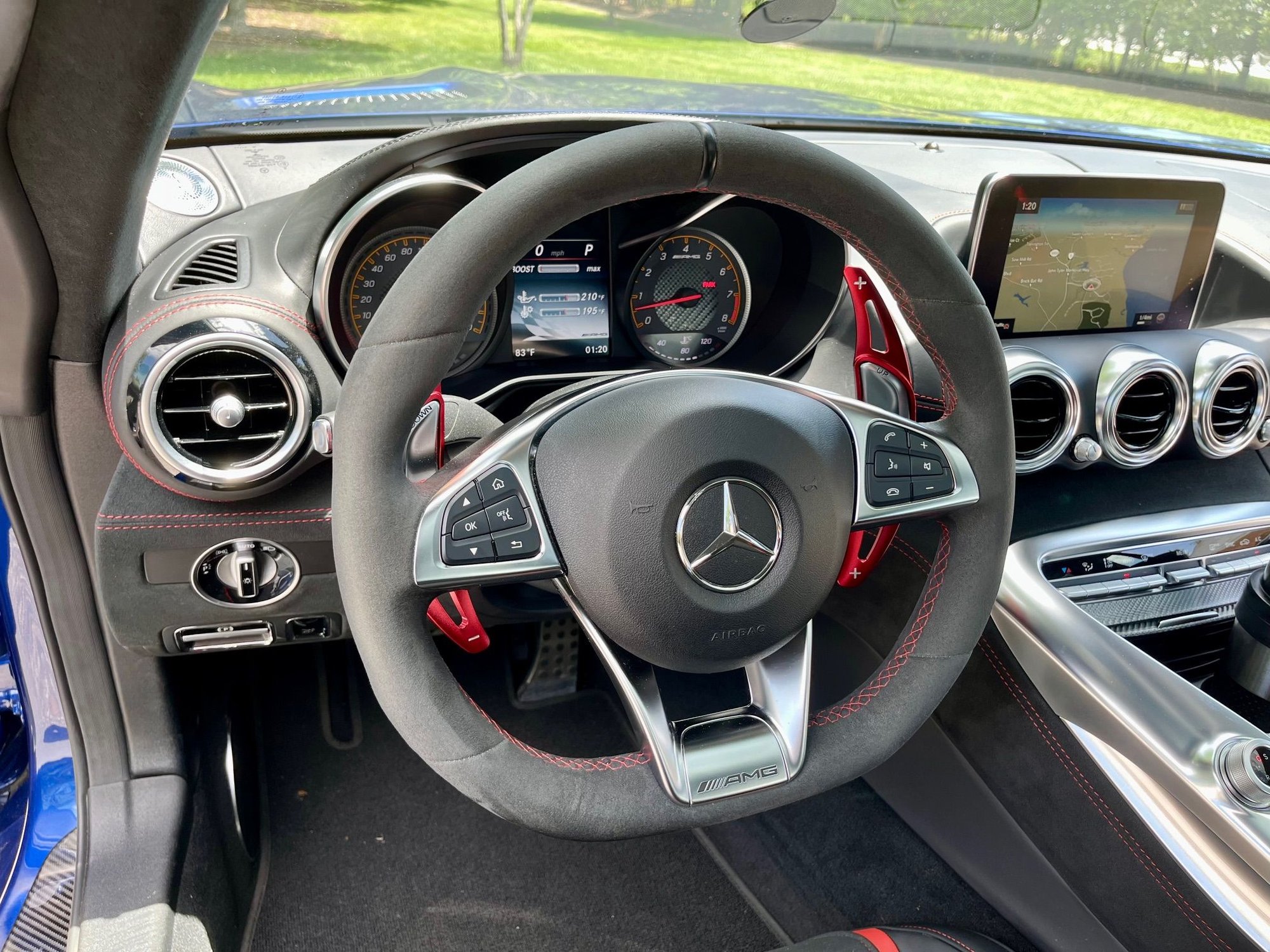 2016 Mercedes-Benz AMG GT S - 2016 AMG GTS Brilliant Blue, Carbon Ceramic Brake, Burmester, 8370 Miles - Used - Williamsburg, VA 23185, United States