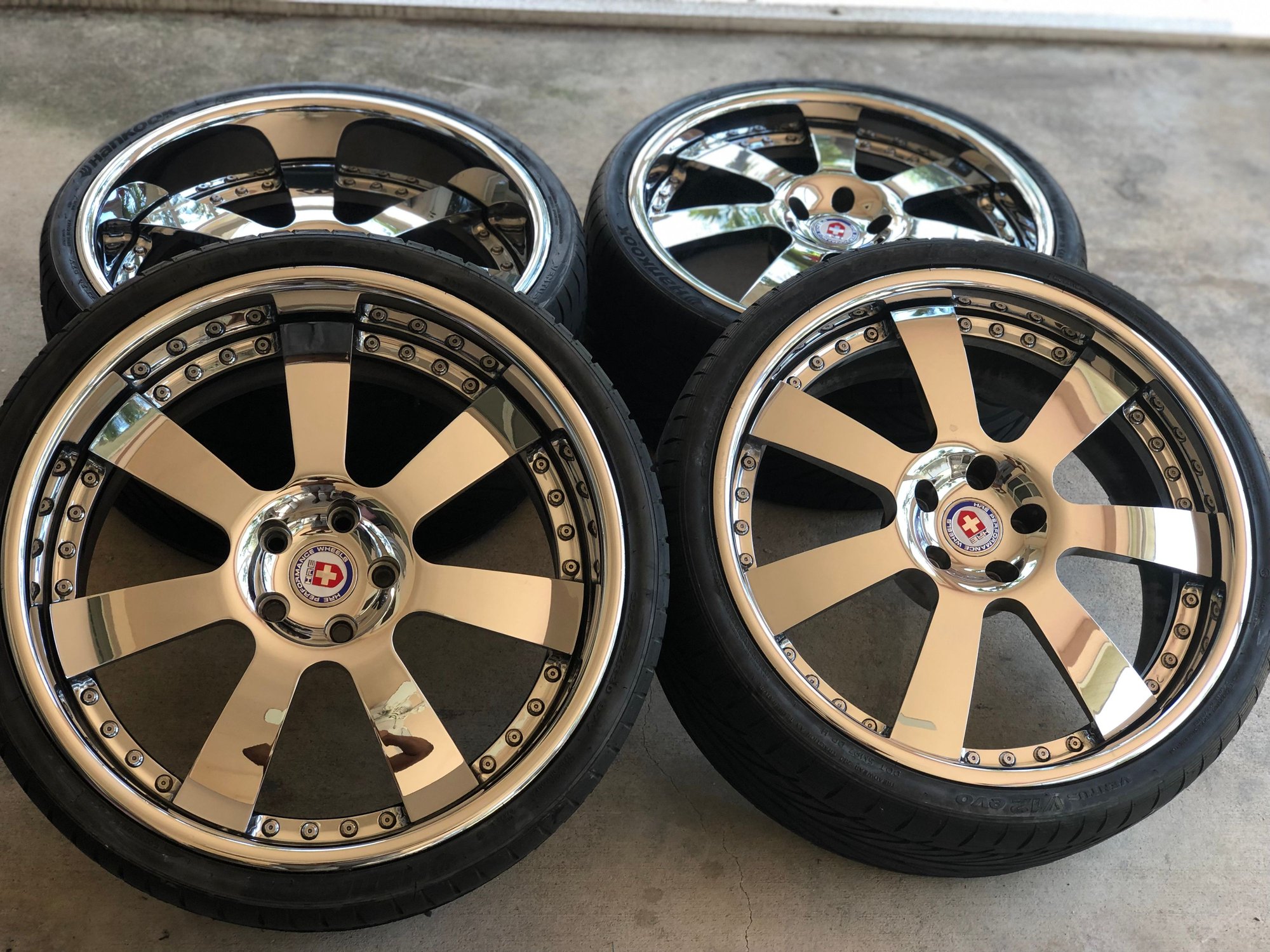 Wheels and Tires/Axles - For Sale 20inch Chrome HRE wheels - Used - 2006 to 2009 Mercedes-Benz CLS550 - Cape Coral, FL 33991, United States
