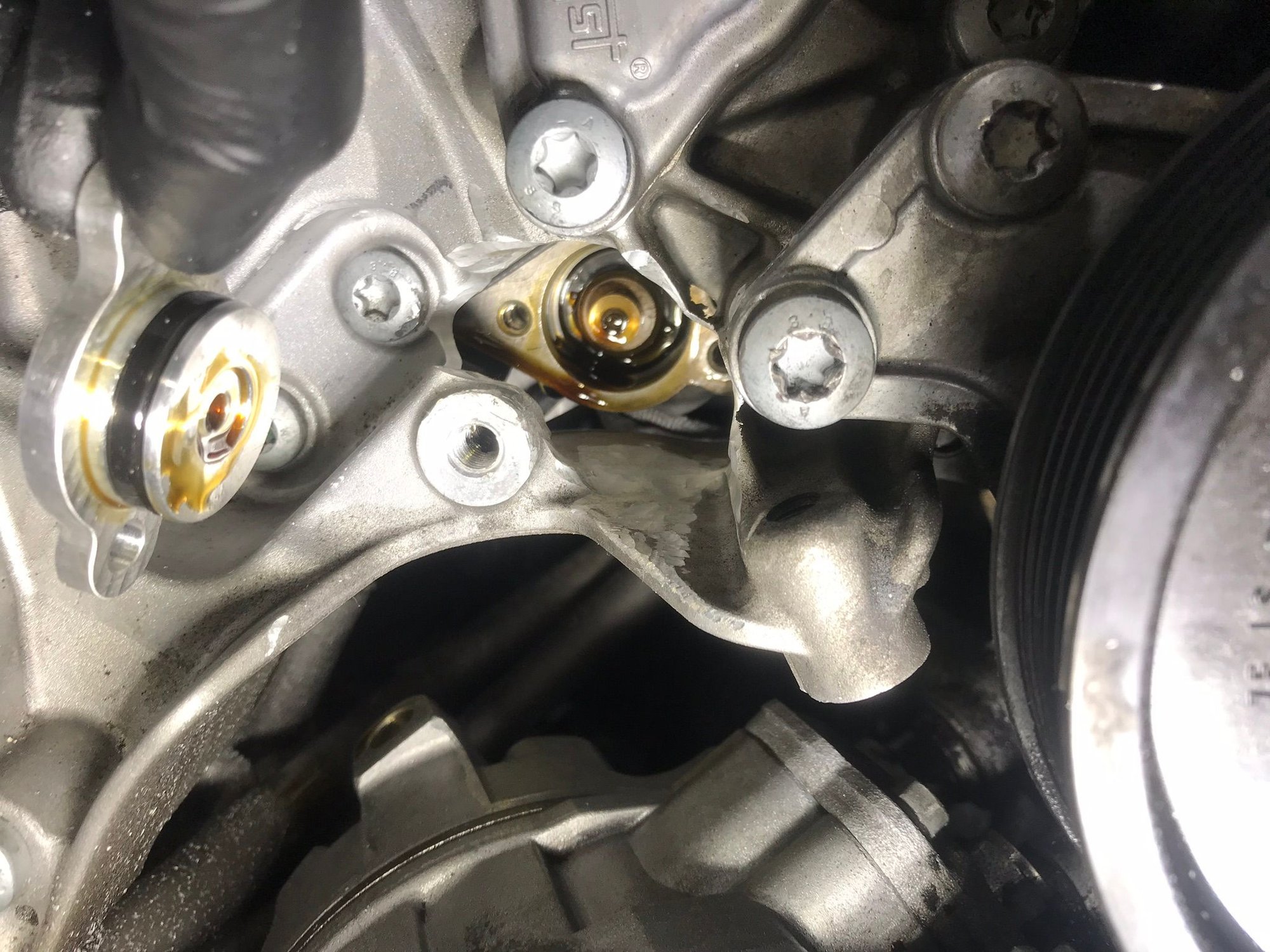 M156 Oil leak from filter housing or timing case? Forums