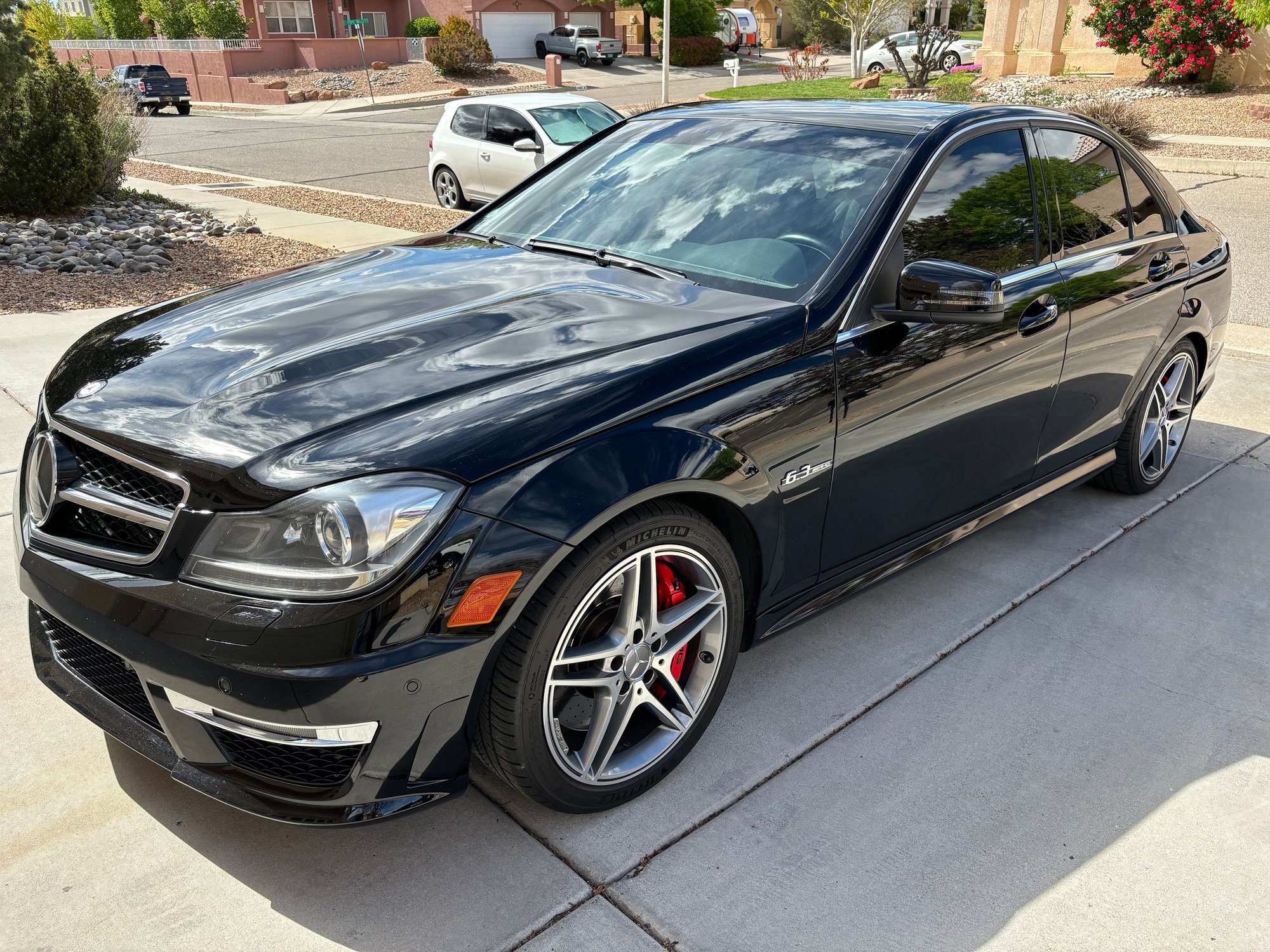 2013 Mercedes-Benz C63 AMG - 2013 Mercedes Benz C63 AMG - Used - VIN WDDGF7HB3DA807601 - 35,500 Miles - 8 cyl - 2WD - Automatic - Sedan - Black - Albuquerque, NM 87122, United States