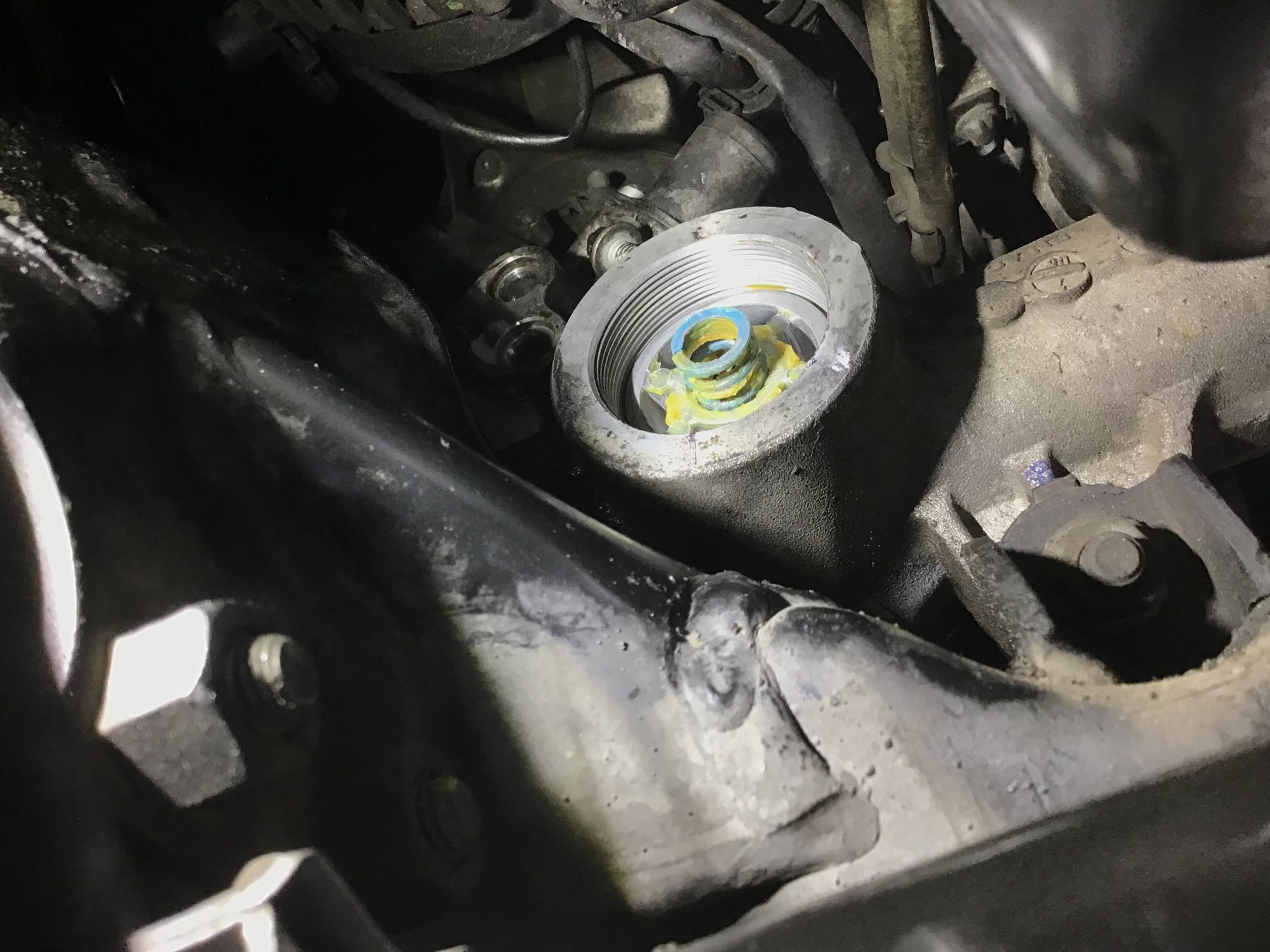 Plug taken out, 17mm hex socket